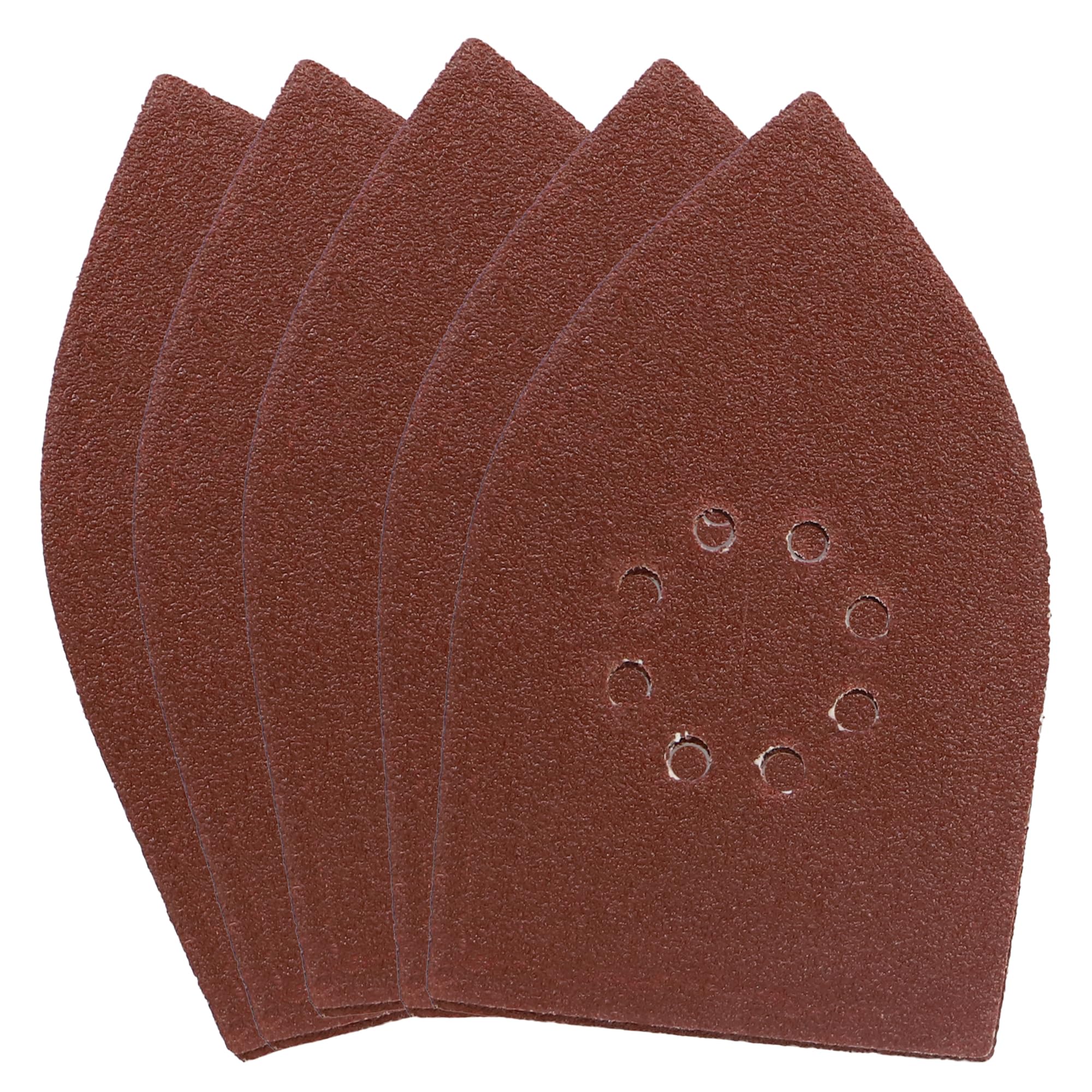 Dekton 5PC Hook and Loop Palm Sanding Sheets 175mm/Extra Coarse - 40 Grit | Ideal for Palm Sanders | Multi-Surface Use on Wood, Metal, Plaster, Plastics & Paint | Heavy-Duty Sanding Performance