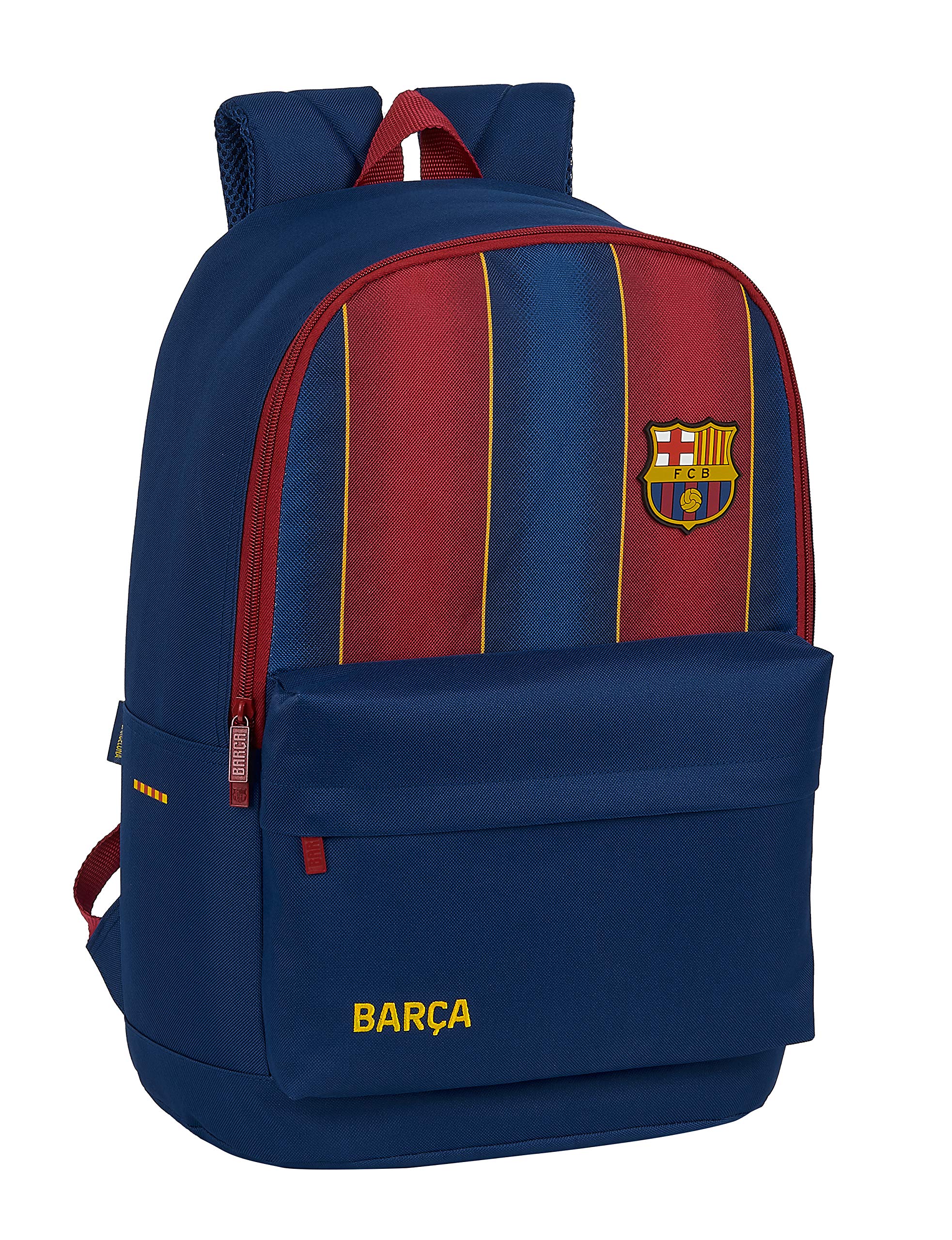 Safta Safta 612029868 Mochila doble con cantoneras adaptable a carro FC Barcelona