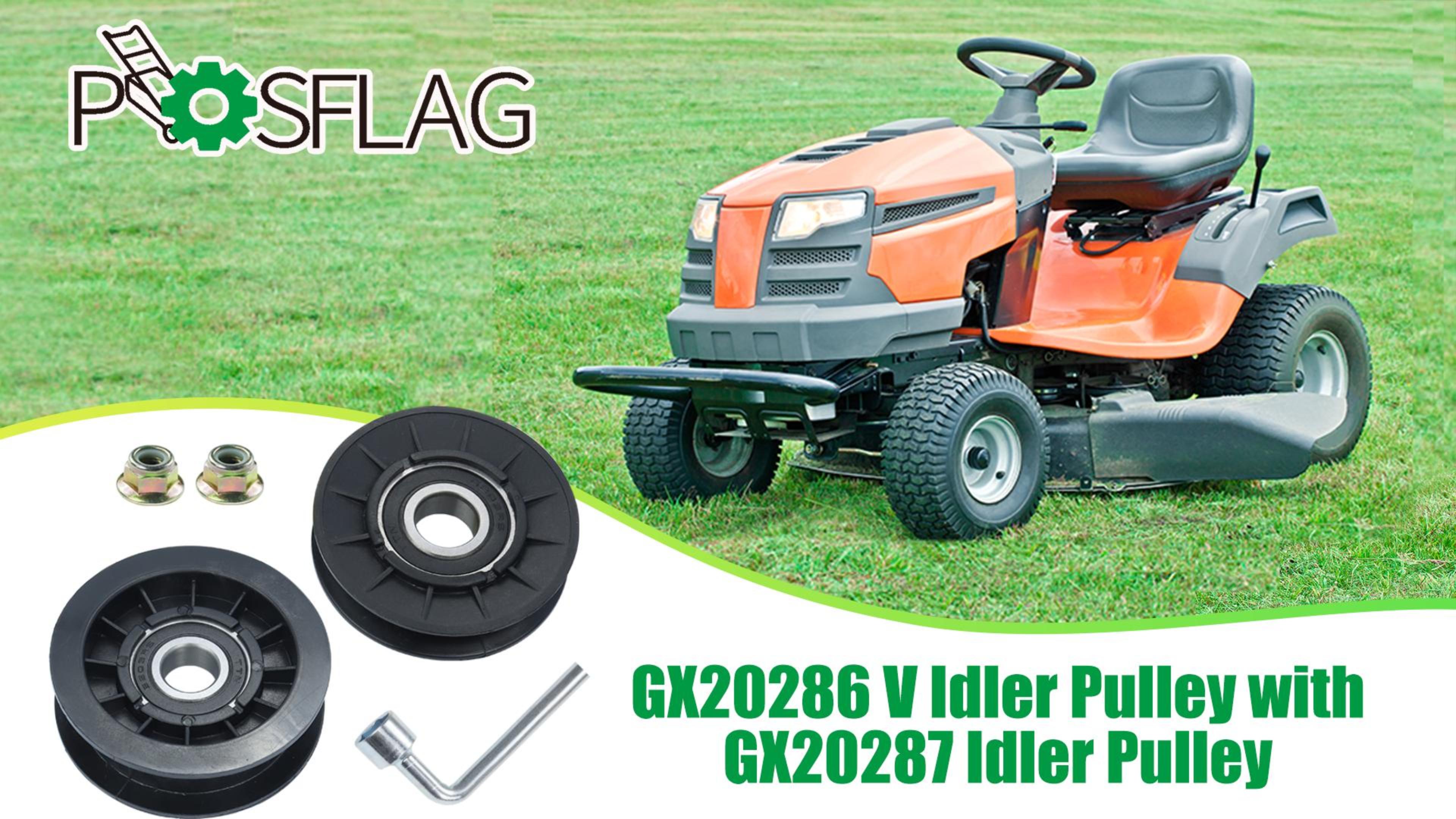 Amazon.com : POSFLAG GX20286 and GX20287 Idler Pulleys for John