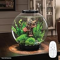 Vista 23 de biOrb Acuario clásico 60 acrílico de 16 galones con luces LED multicolor controladas a distancia, tanque moderno para exhibición de mesa, plateado