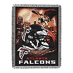 Northwest NFL Atlanta Falcons Home Field Advantage Woven Tapestry Wall Hanging, 48 x 60 Inches, Officially Licensed, Decorative Fringes