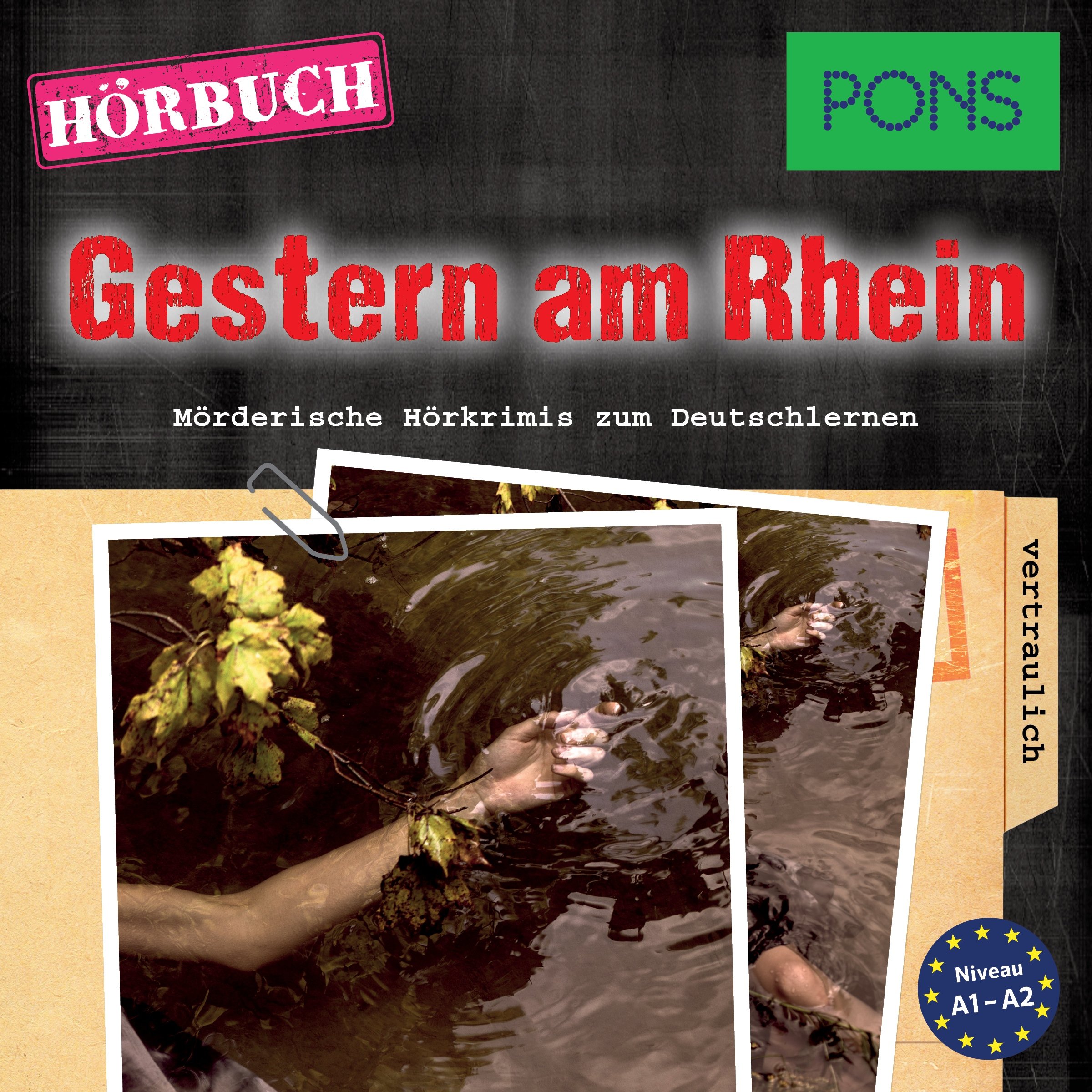 Cover art for Gestern am Rhein. Mörderische Kurzkrimis zum Deutschlern