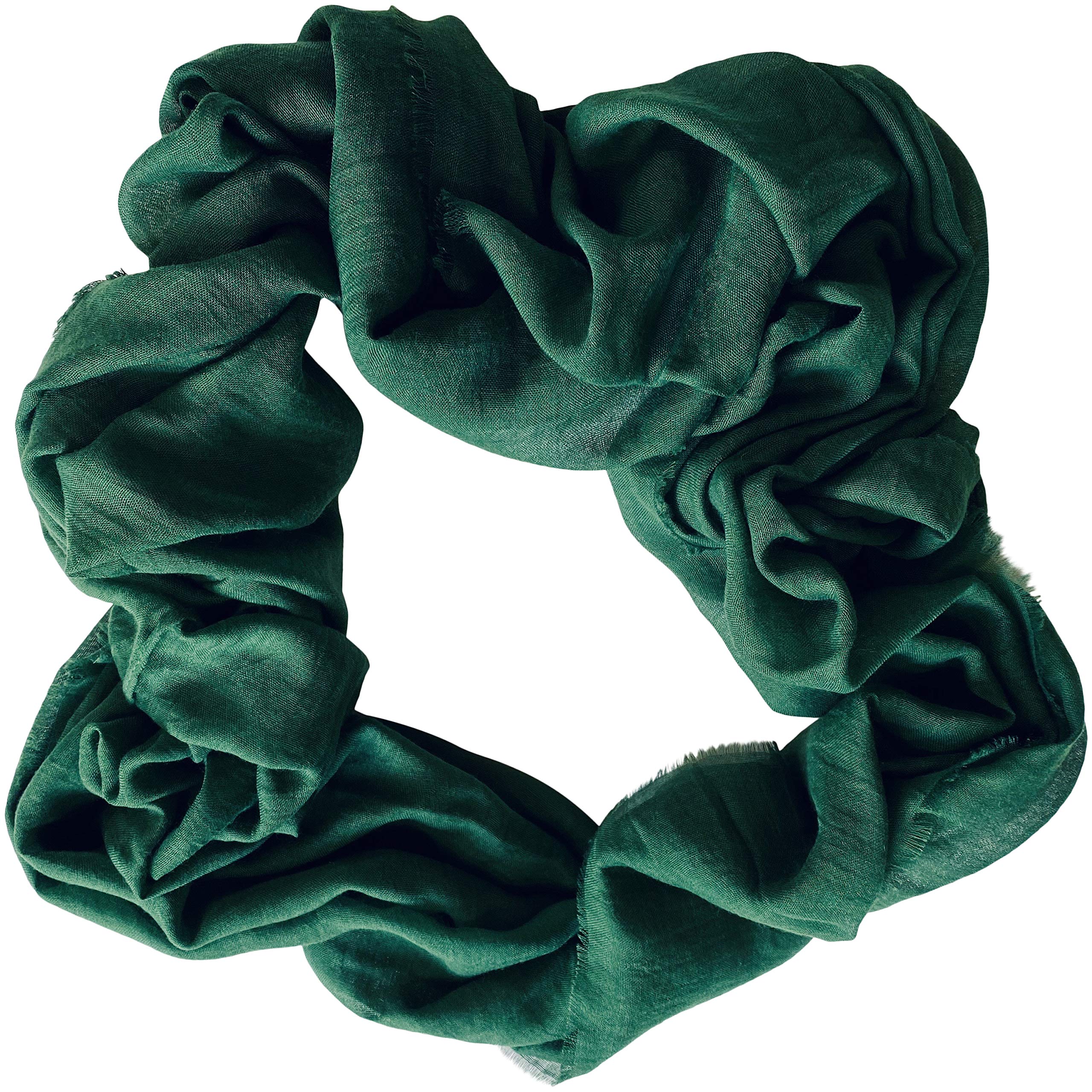 Cj Apparel Women's Dark Green Mobius Infinity Scarf Seconds Snood Cowl Circular Tube Round Shawl Pashmina