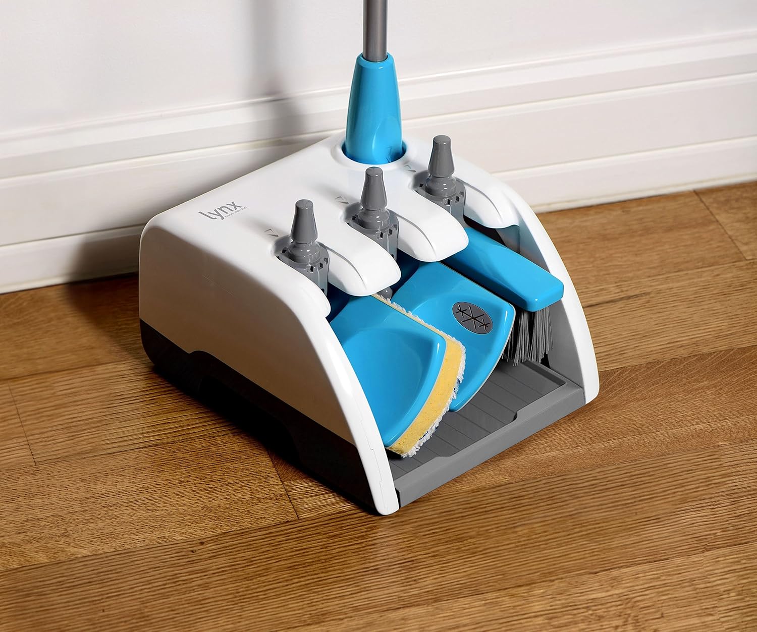 EMSON Lynx Dock 4-in-1 Broom, Mop, Duster with 20 Cleaning Pads