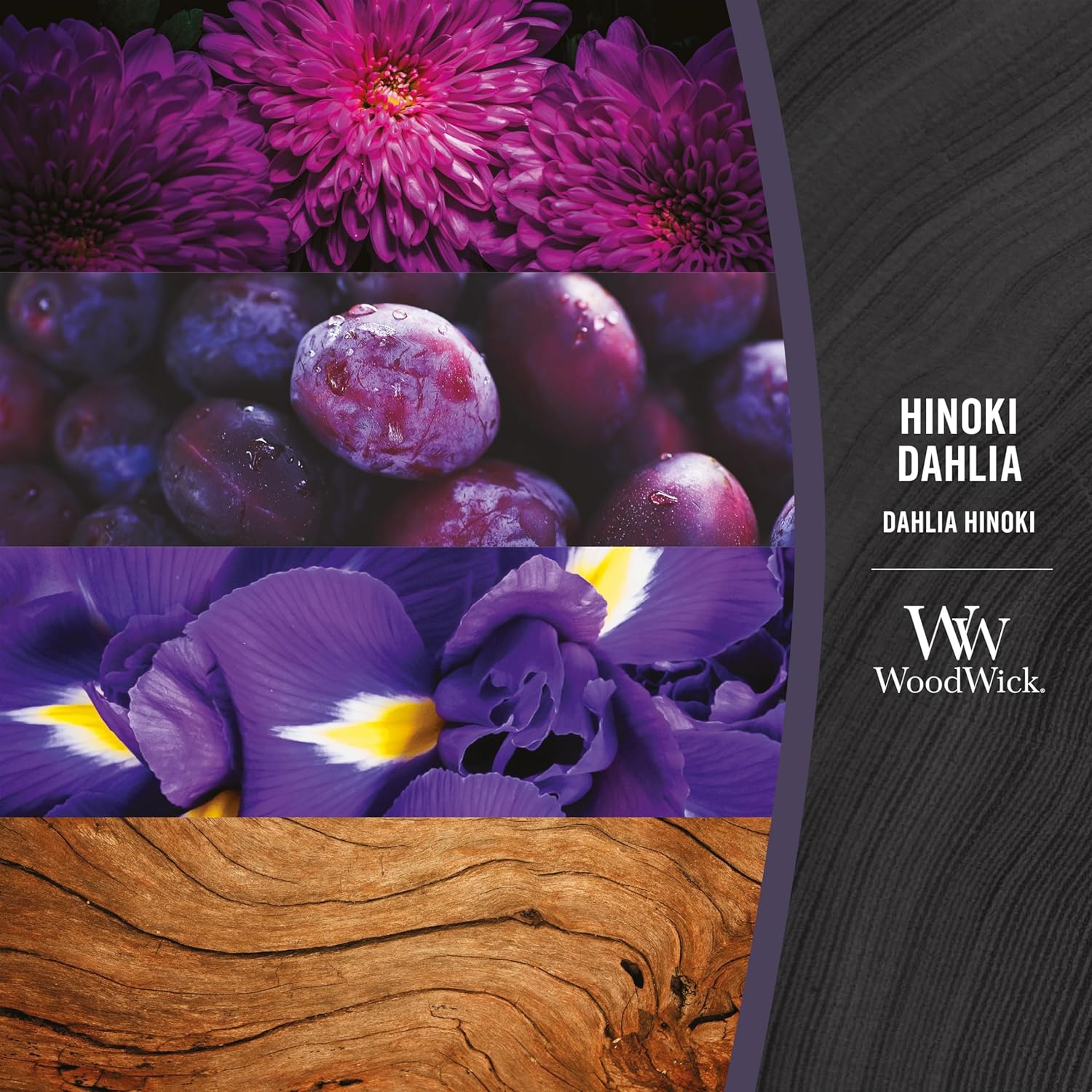 WoodWick Large Hourglass Candle Hinoki Dahlia - Premium Soy Blend Wax Pluswick Innovation Wood Wick Made in USA - Image 6