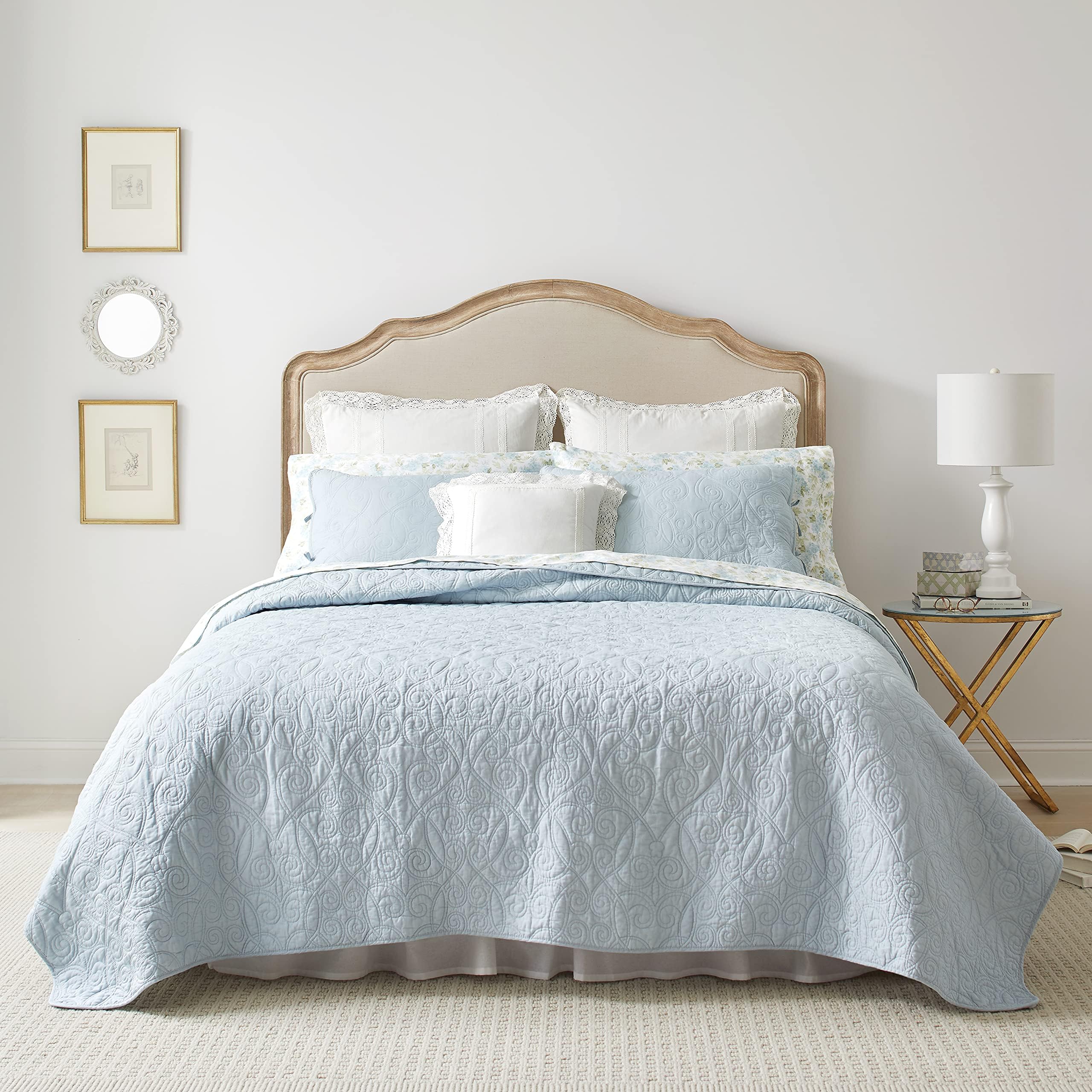 Felicity Quilt Set, Breeze Blue, King