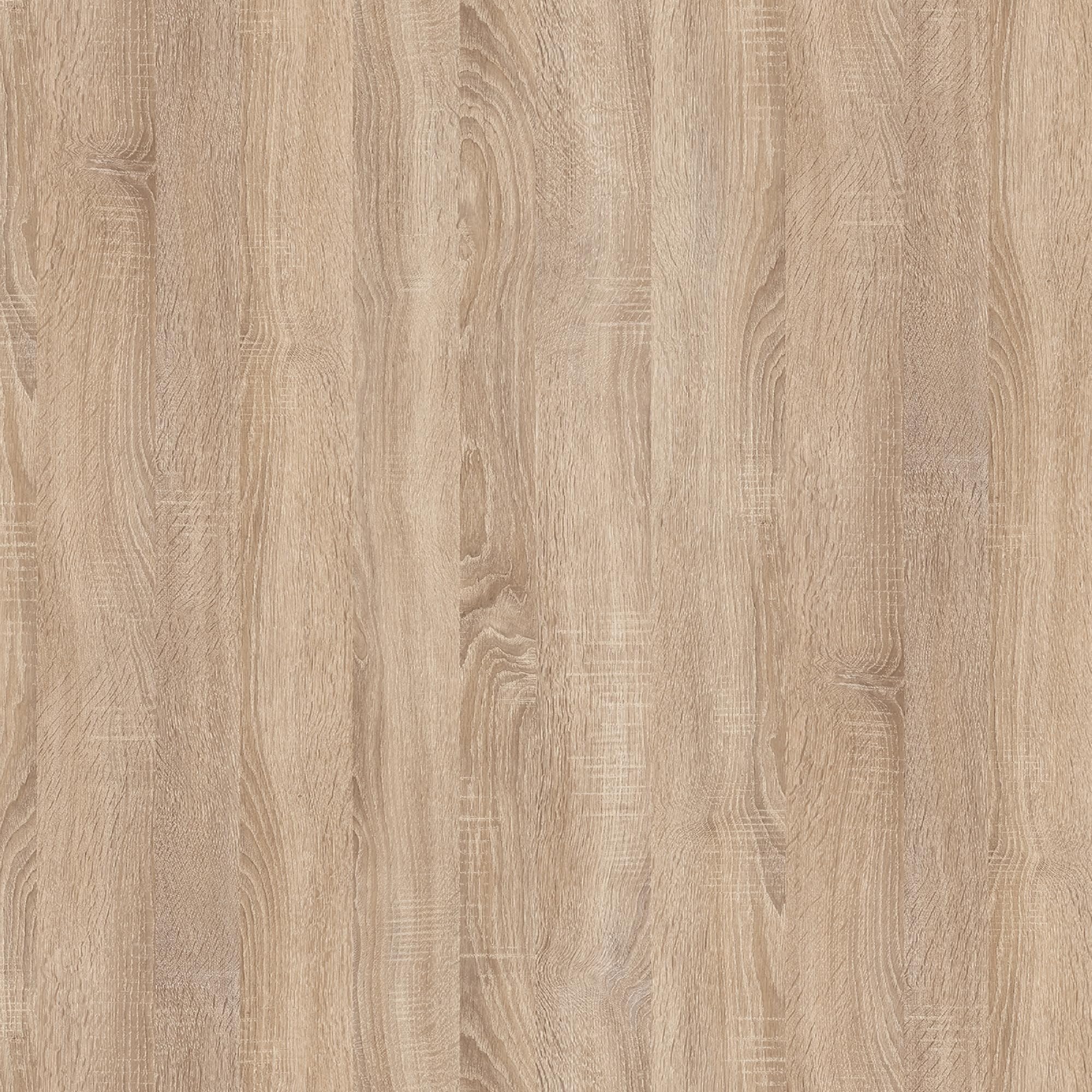 Esstisch Ausziehbar OVO, 80-130cm, Stabile Beine, Sonoma | Runder Tish, Moderner Design, Wohnzimmertisch und Küchentisch, Stabile Konstruktion, Weiße Beine