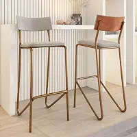 Kit 2 Banquetas Altas Cozinha Balcão 1747 Carraro (Rosê)
