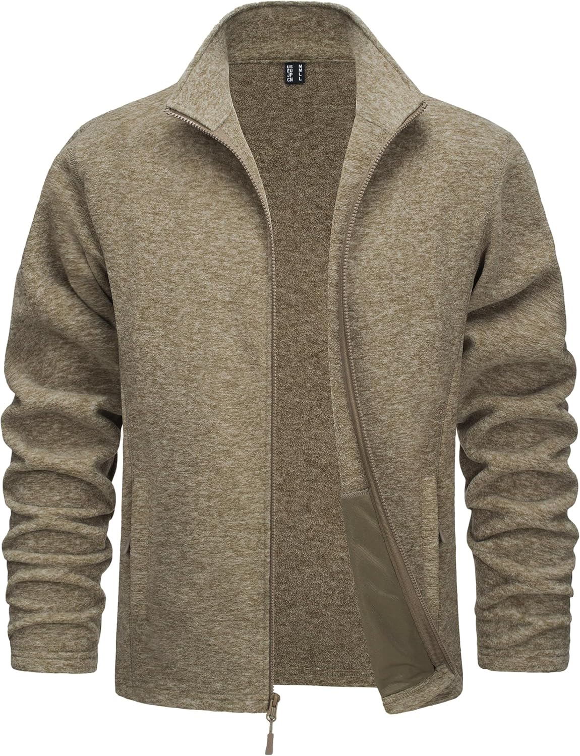 TACVASEN Men’s Fleece Jackets Full Zip Lightweight Jacket Casual Soft Warm Coats with Pockets TACVASEN Men’s Fleece Jackets Full Zip Lightweight Jacket Casual Soft Warm Coats with Pockets