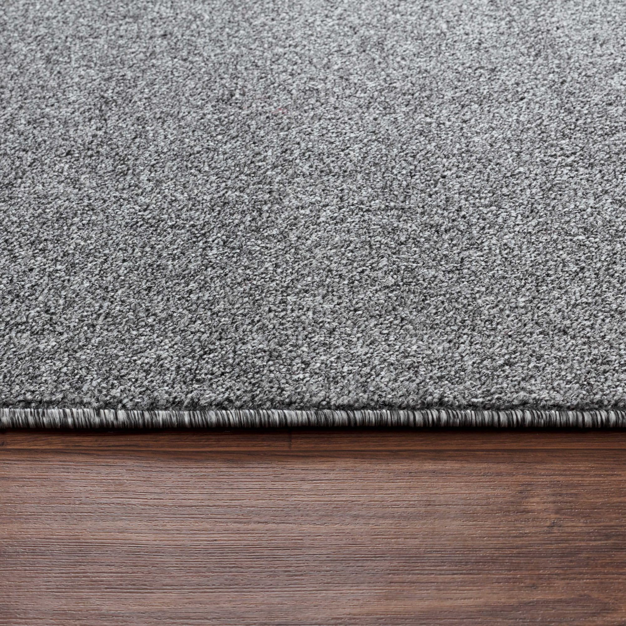 Carpetsale24 Alfombra de salón, Color Gris Alfombra Moderna para habitación Infantil, Dormitorio, Oficina, Pasillo y Cocina Alfombra 160 x 230 cm