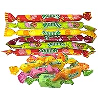 Vista 3 de Needzo Ultimate Mamba - Juego de regalo de dulces masticables surtidos con sabor a frutas, dulces masticables envueltos individualmente, surtido