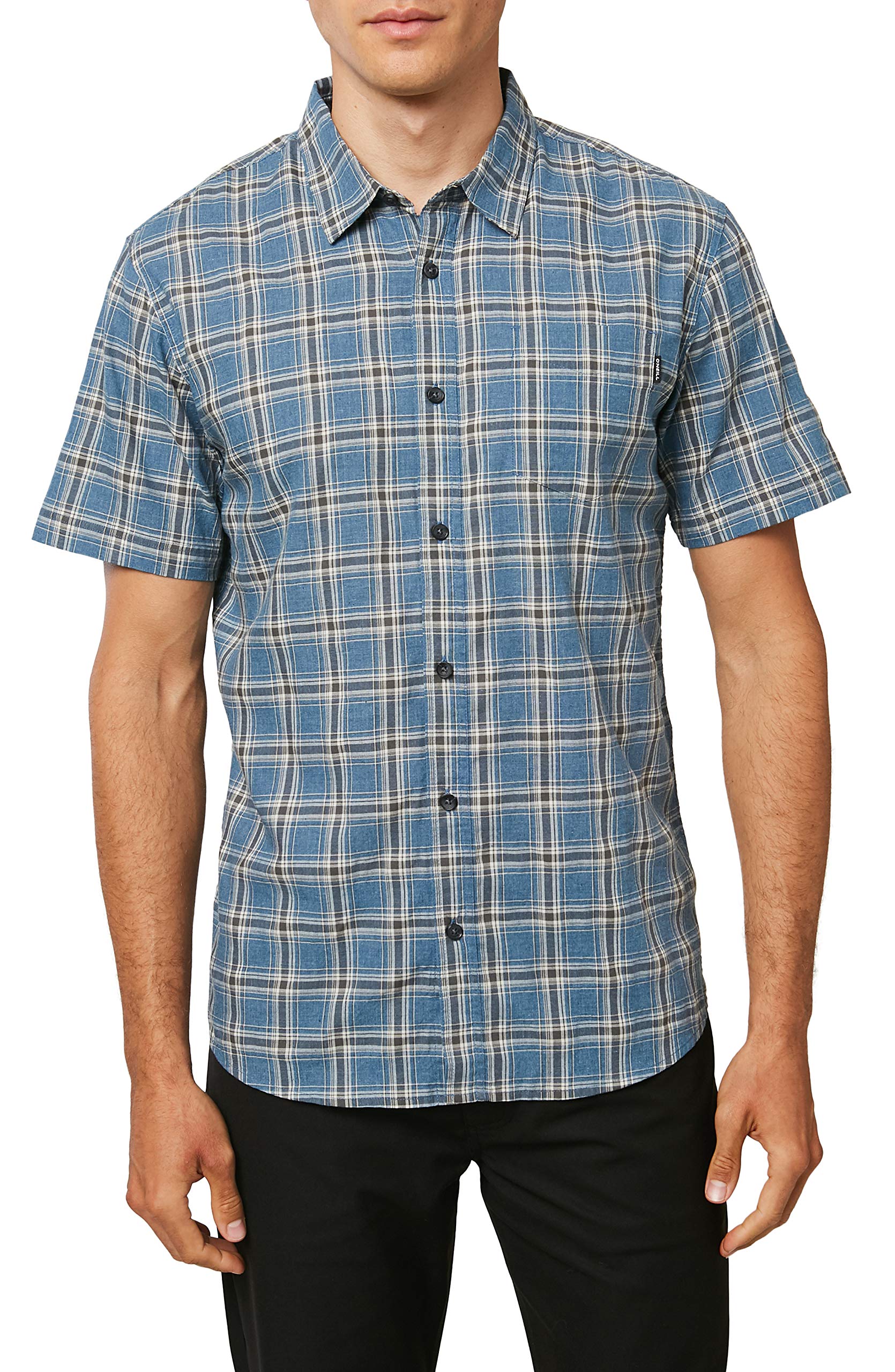 Men's Standard Fit Short Sleeve Button Down Shirt