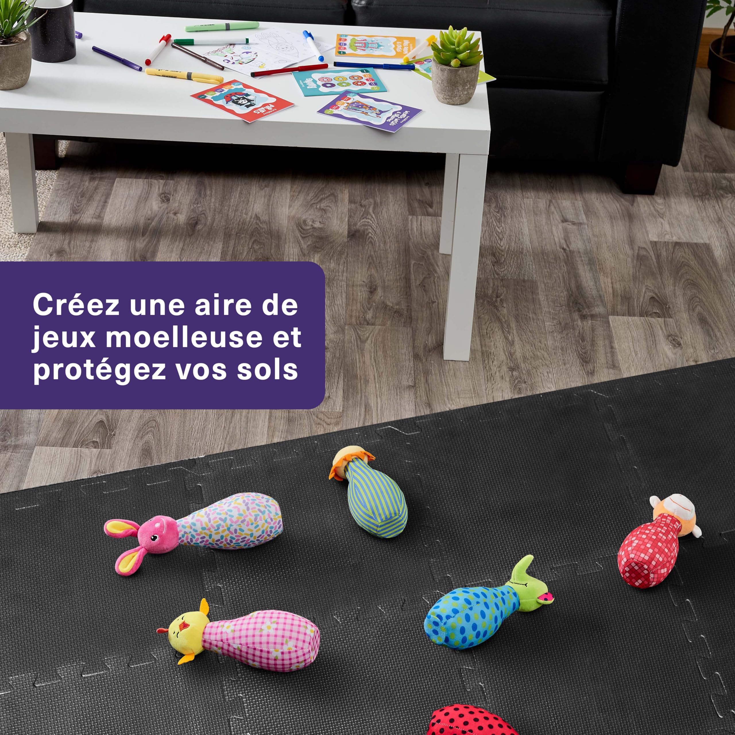 MATANA - Tapis Protecteurs de Sol en Mousse EVA, Tapis de Sol Imperméables Antidérapants pour Gym à Domicile, Piscine, Salle de Jeux pour Enfants
