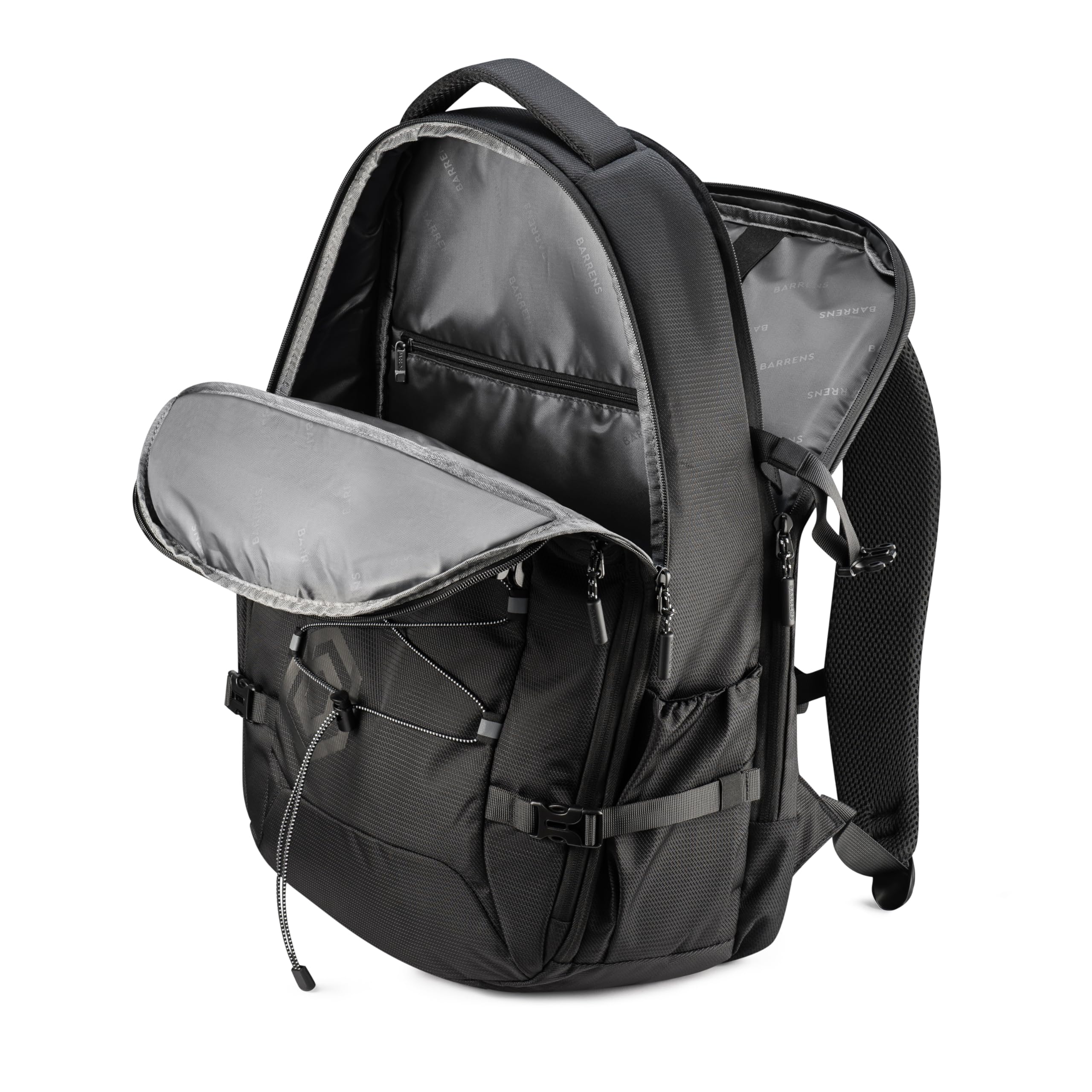 BARRENS Handgepäck Rucksack 55x40x20 cm 38L Groß Reiserucksack Herren Damen Kofferrucksack Flugzeug Tasche Travel Backpack mit 17 Zoll Laptop für Business Reise