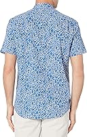 Vista 3 de Tienda Essentials - Camisa de popelina de manga corta de ajuste regular para hombre