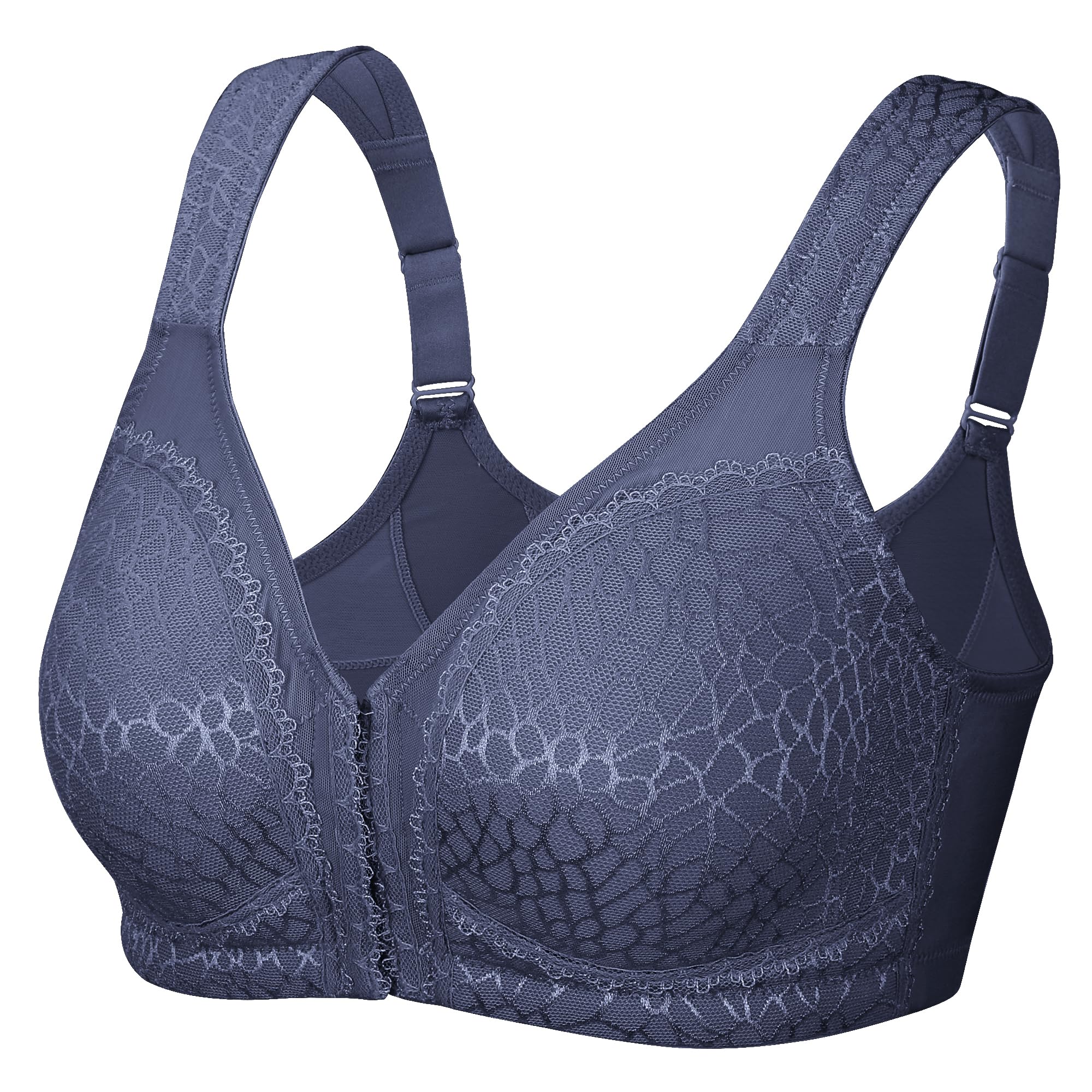 DotVol Femme Soutien-Gorge correcteur de Posture Avant sans Fil Bra Minimiseur Confortable