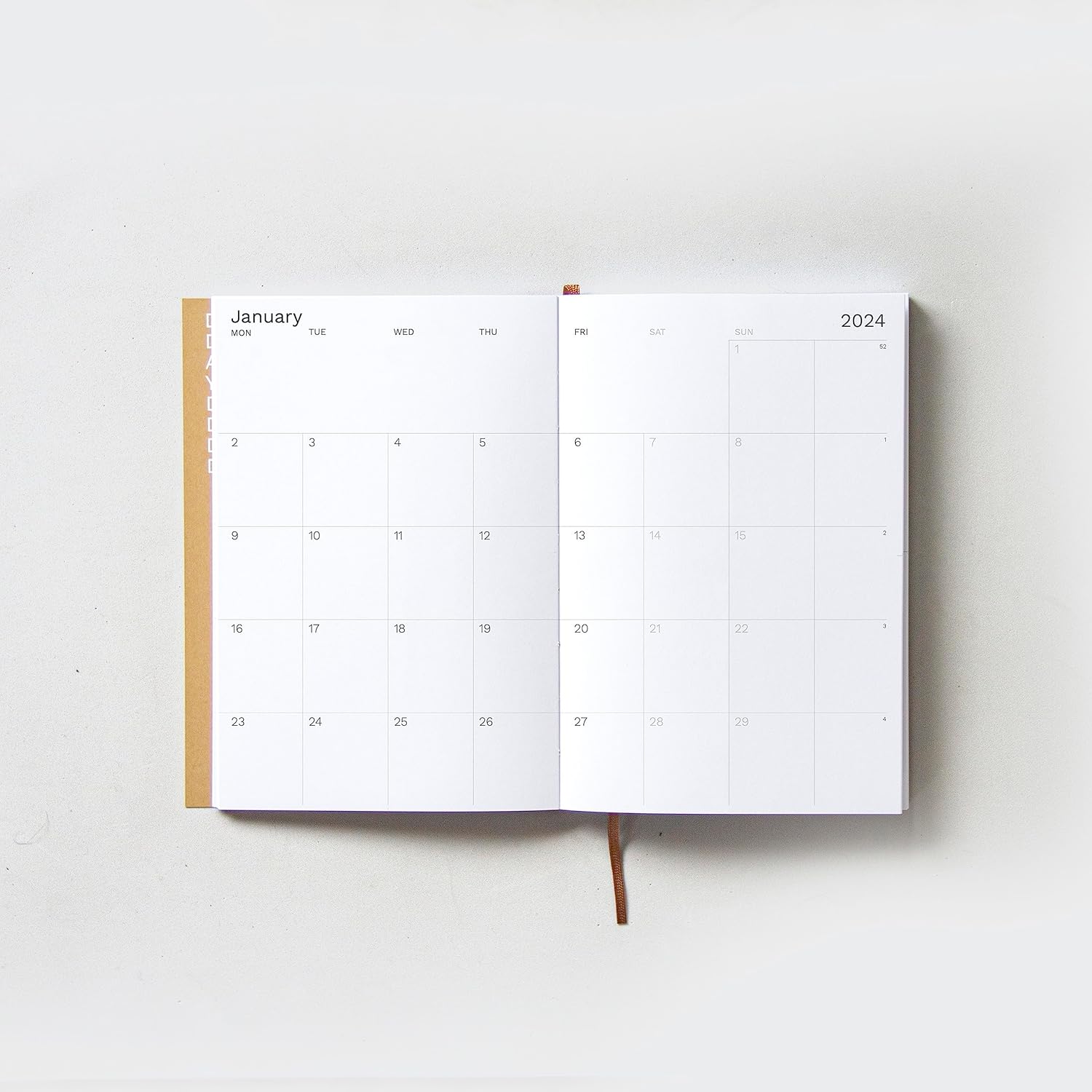 OD OCTÀGONDESIGN 2024 Weekly Planner | Similar Size A5 | Best Project Planner | Kraft Color