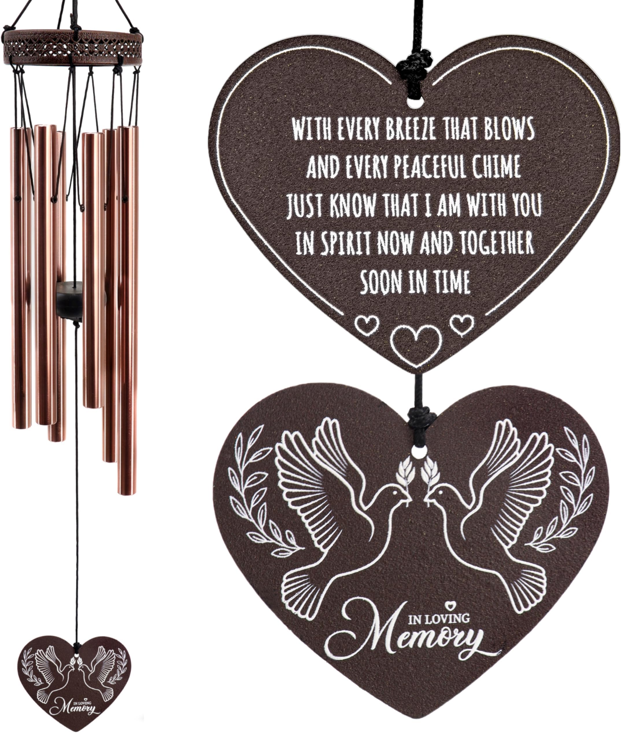 Angel Memorial Wind Chimes for Loss of Loved One 34