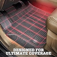 Vista 4 de Alfombrillas de piso Husky Liners X-act Contour Compatible con Toyota Tundra 2014-2021, Cabina CrewMax (Cobertura Completa) 2da Fila, 1 Pieza