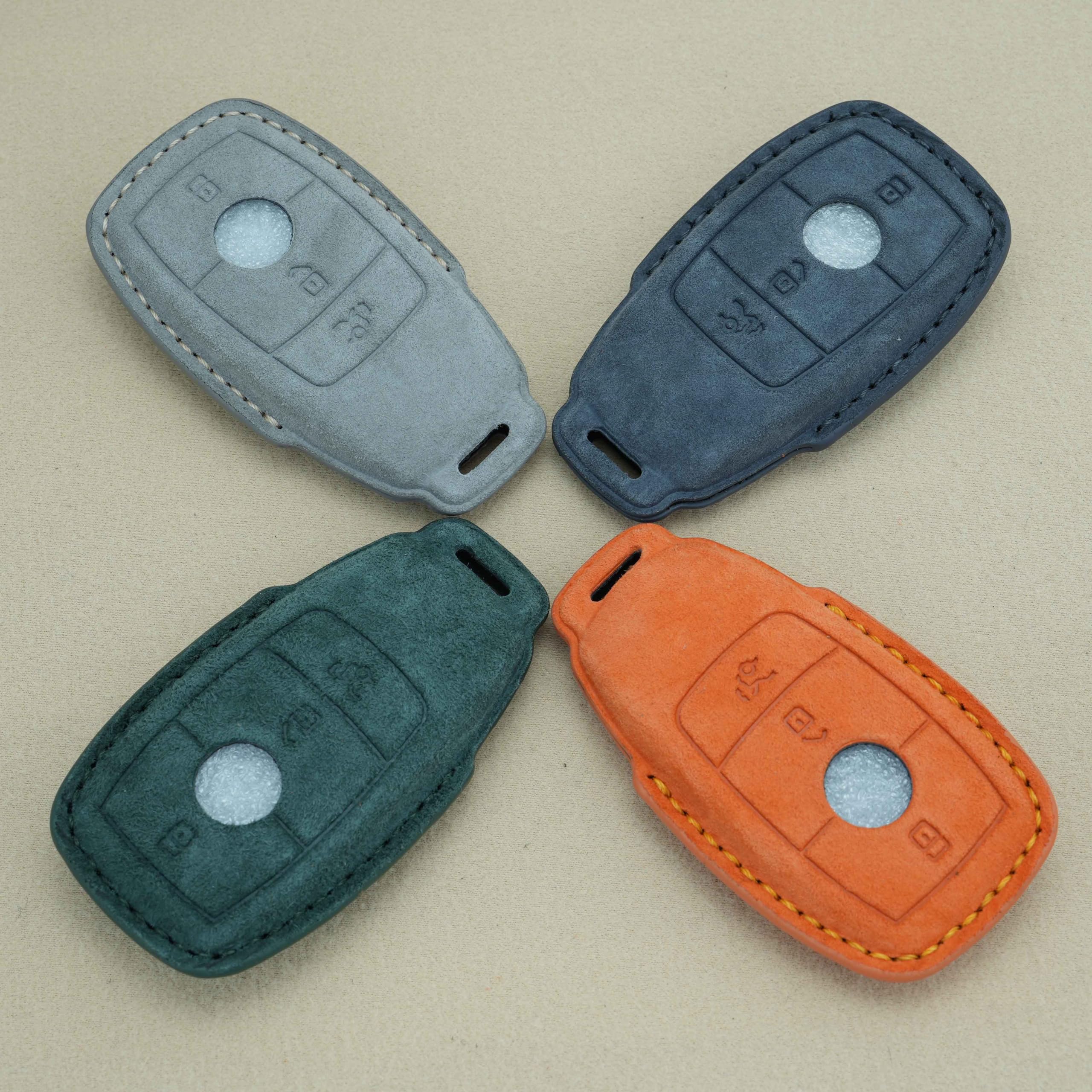 Funda Trasera Para Llave De Mercedes | Compatible Con GLC, GLE, Clase C Y Más Modelos | Color Negro
