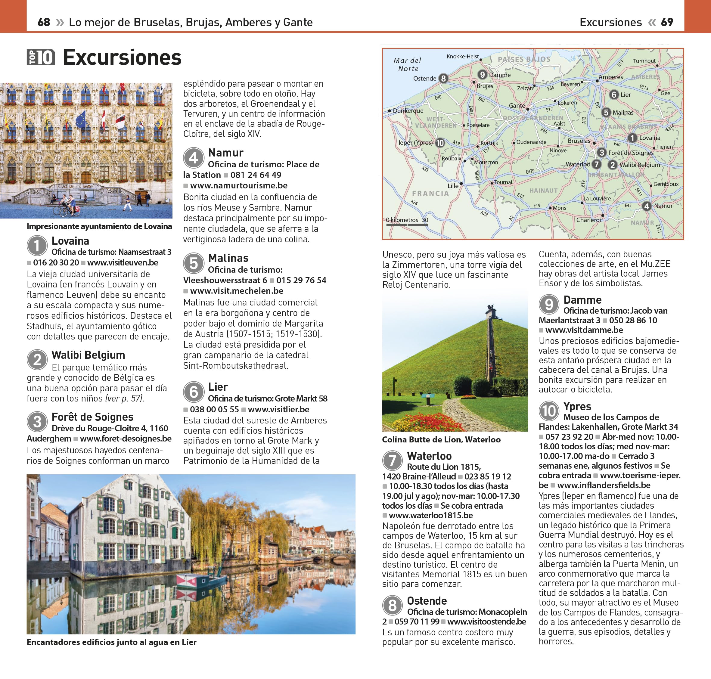 Bruselas, Brujas, Amberes y Gante (Guías Visuales TOP 10): La guía que descubre lo mejor de cada ciudad (Guías de viaje)