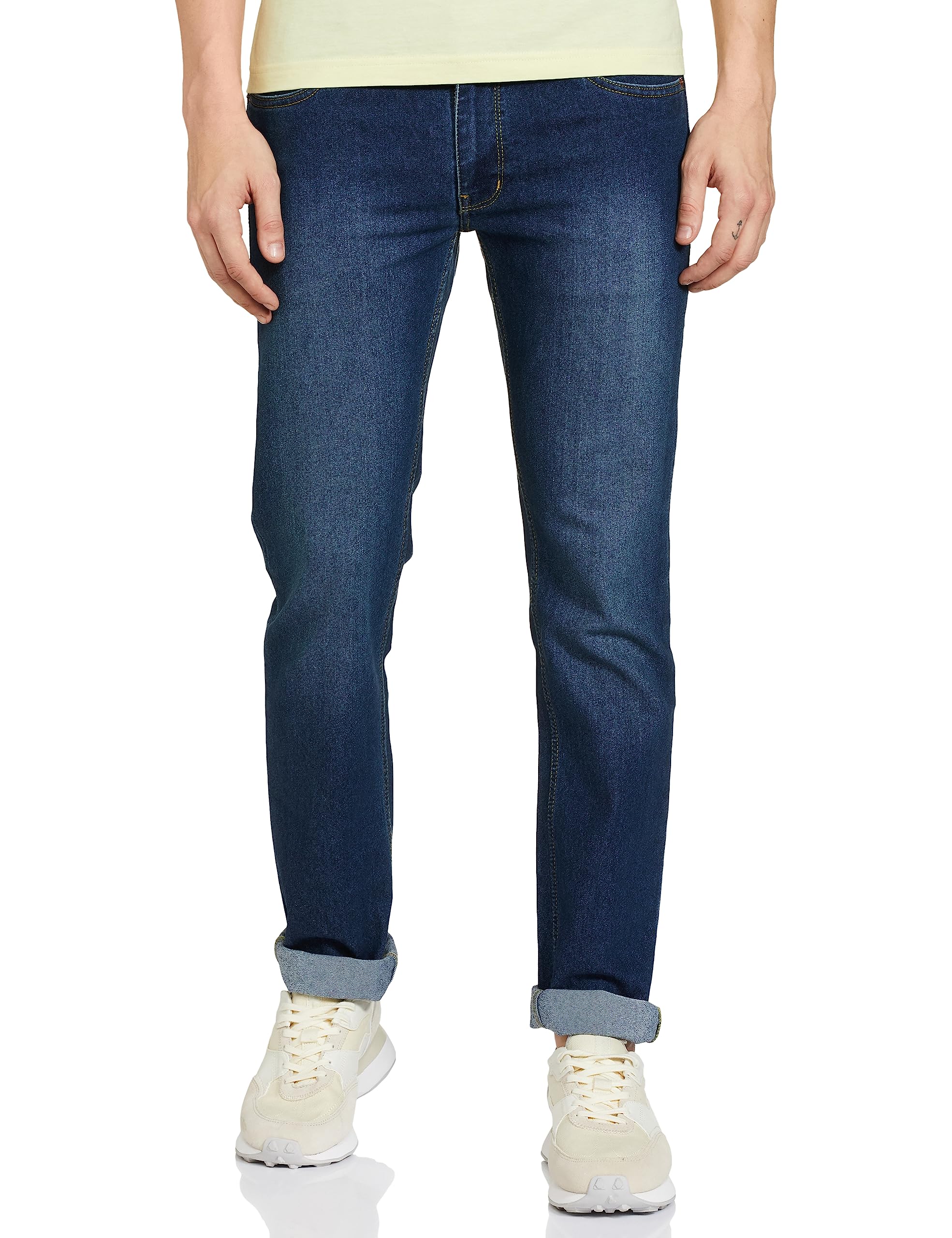 Numero UnoMen's Slim Fit Sustianable Denim Jeans