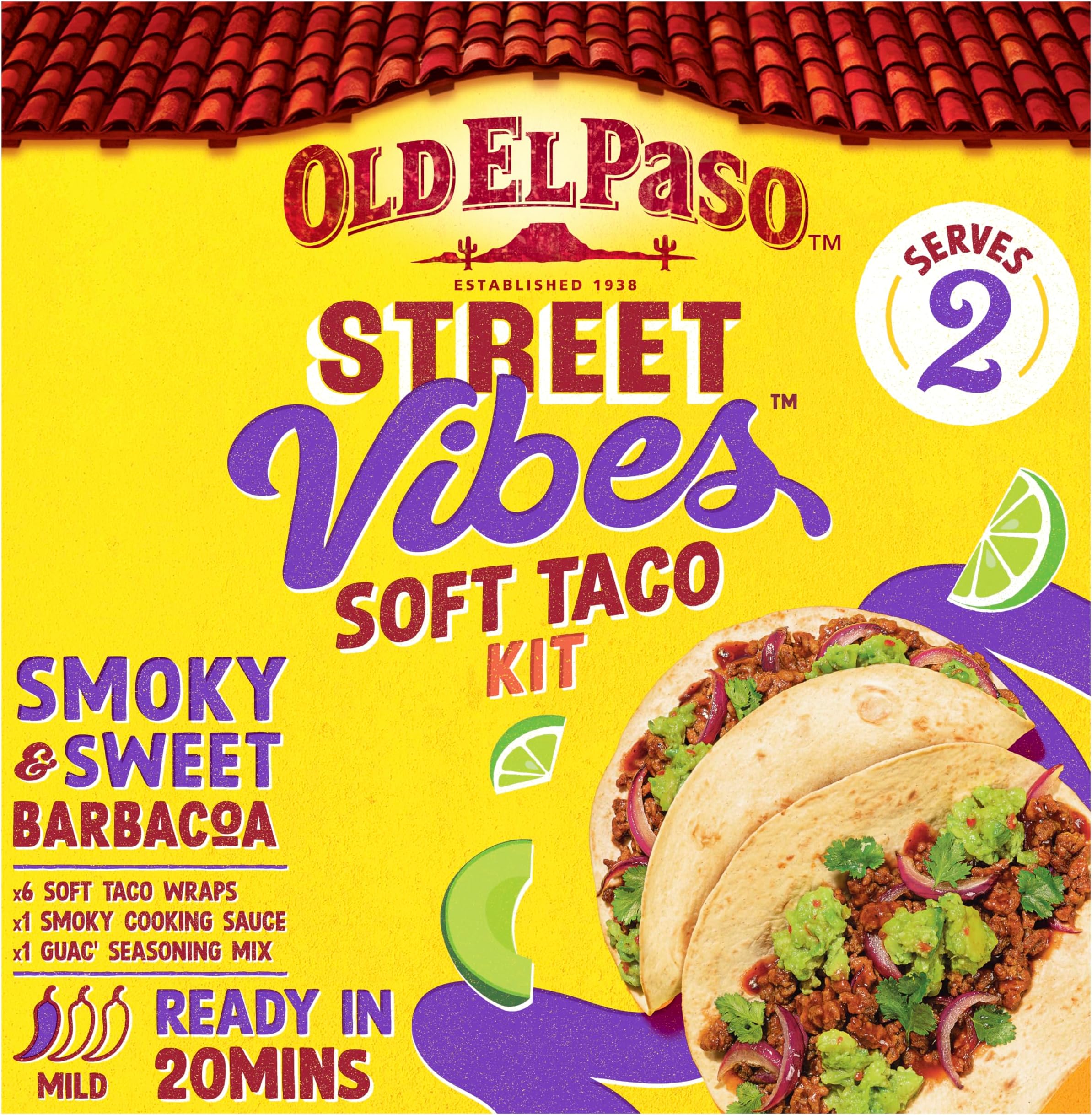 Street Vibes Smoky & Sweet Barbacoa Soft Taco Kit 255g