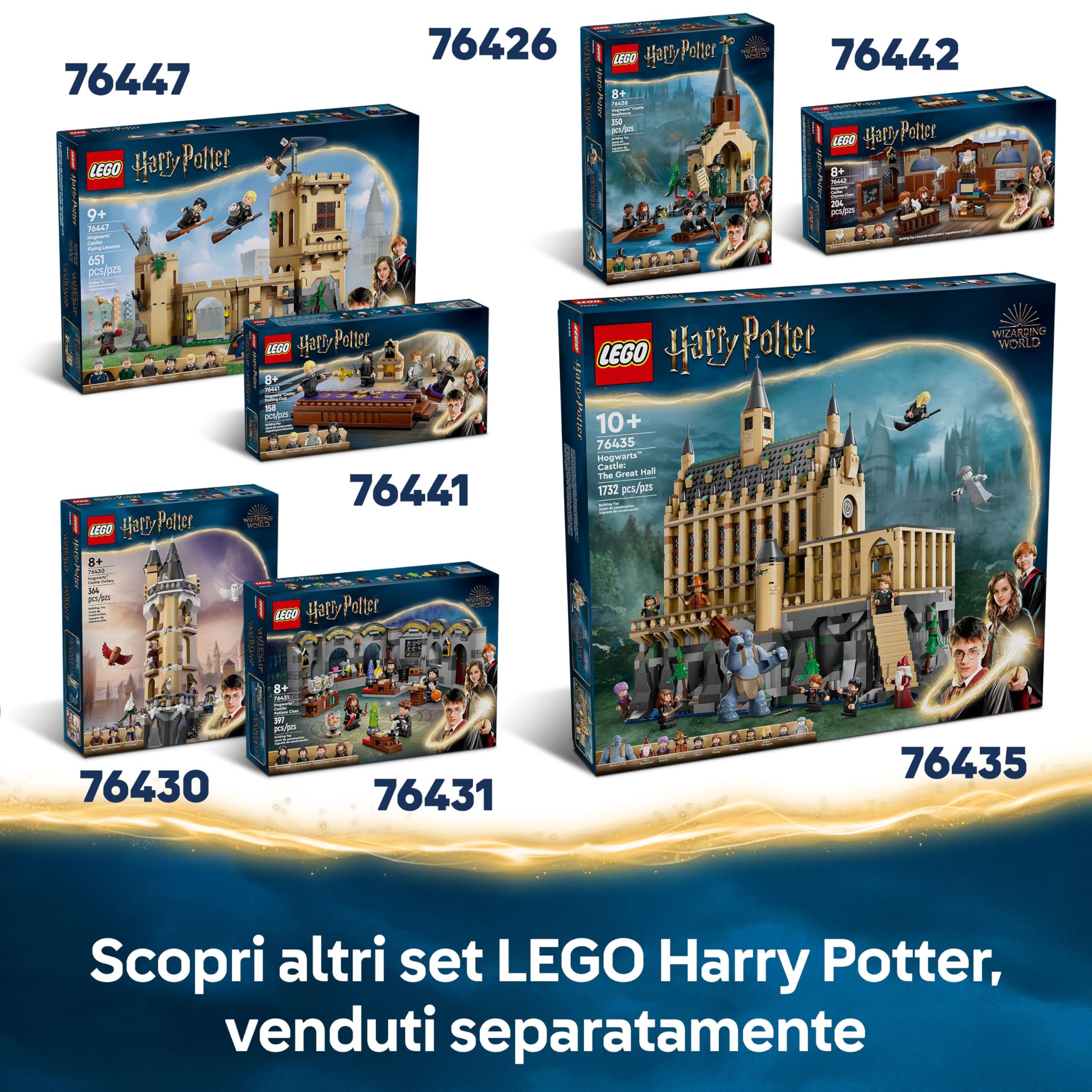 LEGO Harry Potter Villa Malfoy, Giochi d'Avventura per Bambini e Bambine da 10 Anni, Modellino di Casa Giocattolo da Costruire con Stanze, Funzioni e 9 Personaggi, Idea Regalo da Collezione 76453