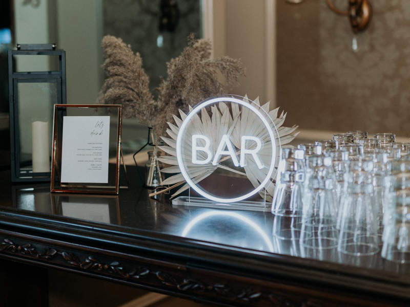 Insegna Al Neon Personalizzata Neonapm - LED Con Telecomando, Impermeabile IP65 - Per Matrimoni, Locali, Eventi (26-150 Cm) - Foto 4