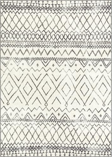 Alfombra de arce con diseño abstracto de diamante, estilo envejecido, alfombra grande fabricada en Estados Unidos para salón, dormitorio y comedor,