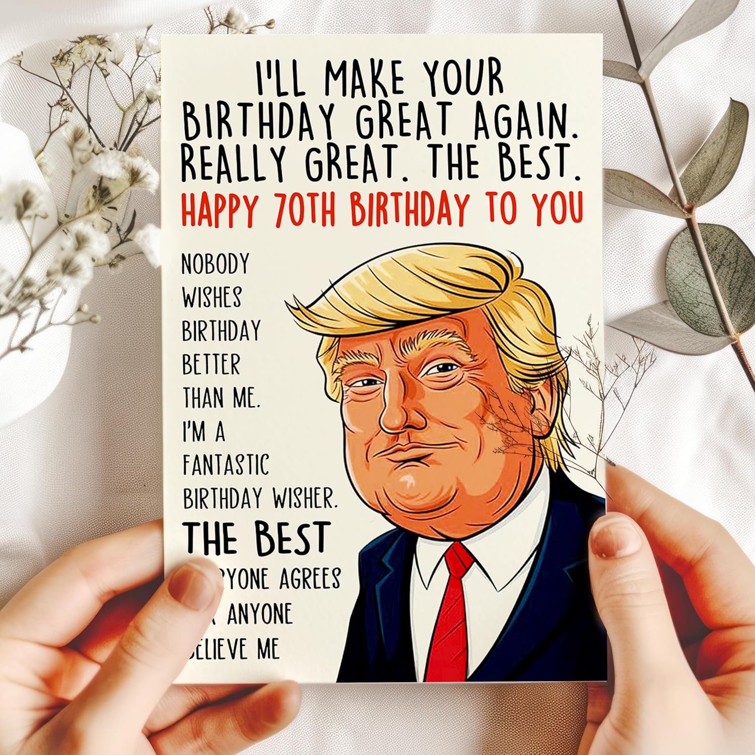 Funny 70th Birthday Card Gifts for Women Men, Happy 70th Birthday Decorations for Dad Mom, Cool Gifts for 70 Year Old Woman Man - Image 6