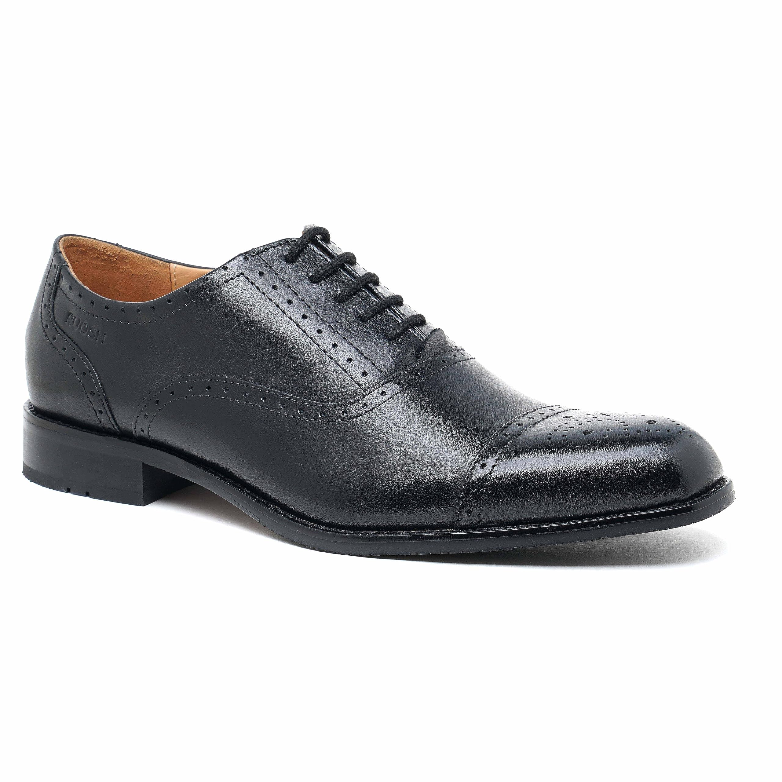 Ruosh The Brogue Men Black Classic Oxford Brogue (B0CF5KFZC6) Amazon Price History, Amazon Price Tracker