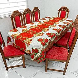 Toalha de Mesa Natalina 8 Lugares 2,50m x 1,40m Oxford (Cor 14)