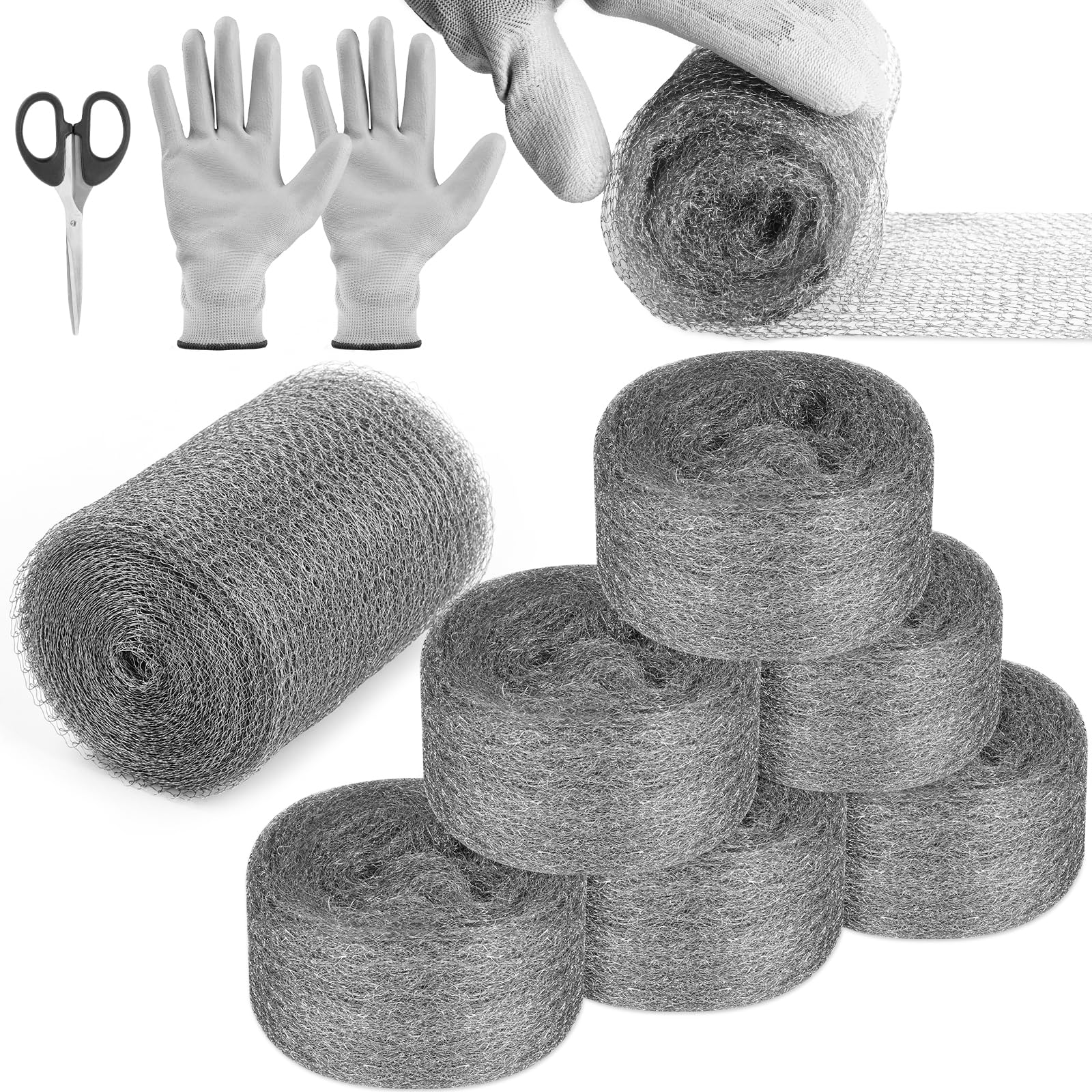 Steel Wool Mouse Control Kit - Pest Barrier -1