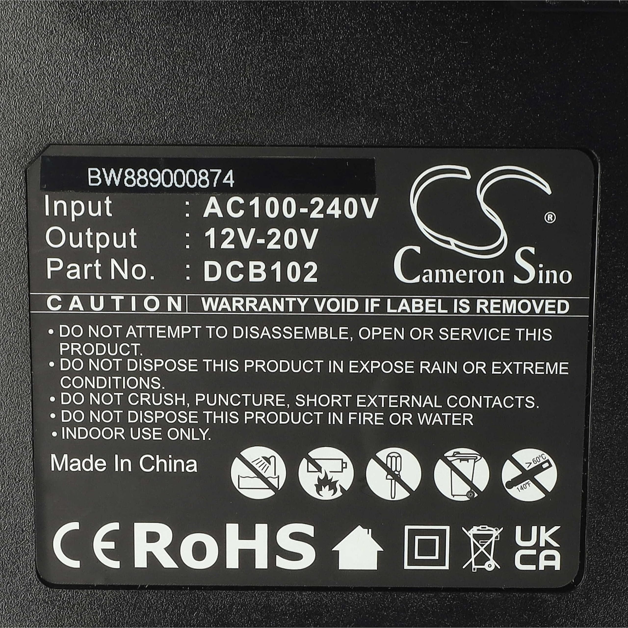 vhbw Chargeur Double Compatible avec Dewalt DWST1-75659-QW