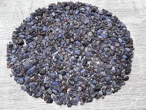 Miniatura 5 de Chips de piedras preciosas mezcladas de cuarzo rutilado natural semipulido al por mayor, mini cristales triturados, chips de cristal sin perforar