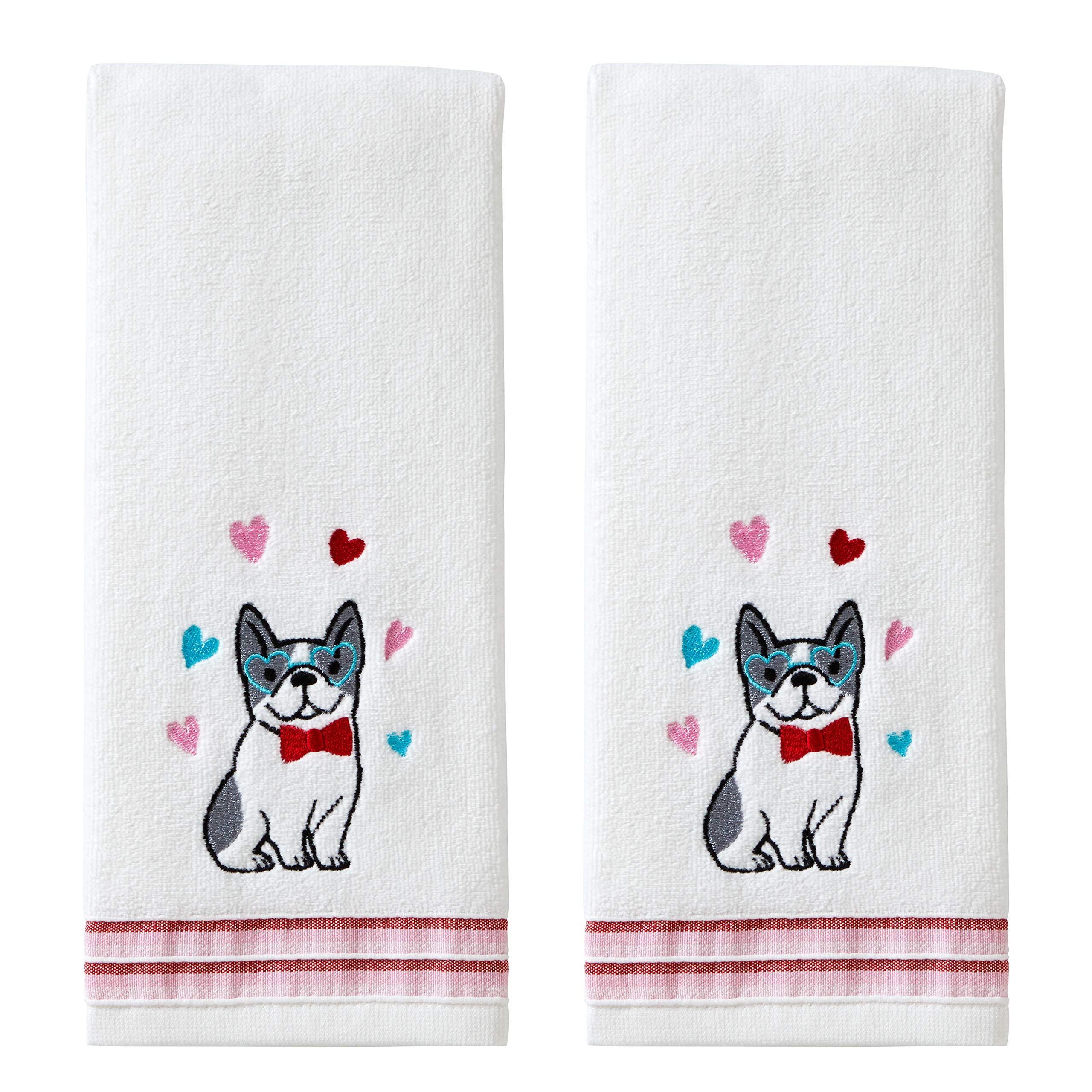 SKL Home by Saturday Knight Ltd. Hand Towel, Cotton, White, 16x25