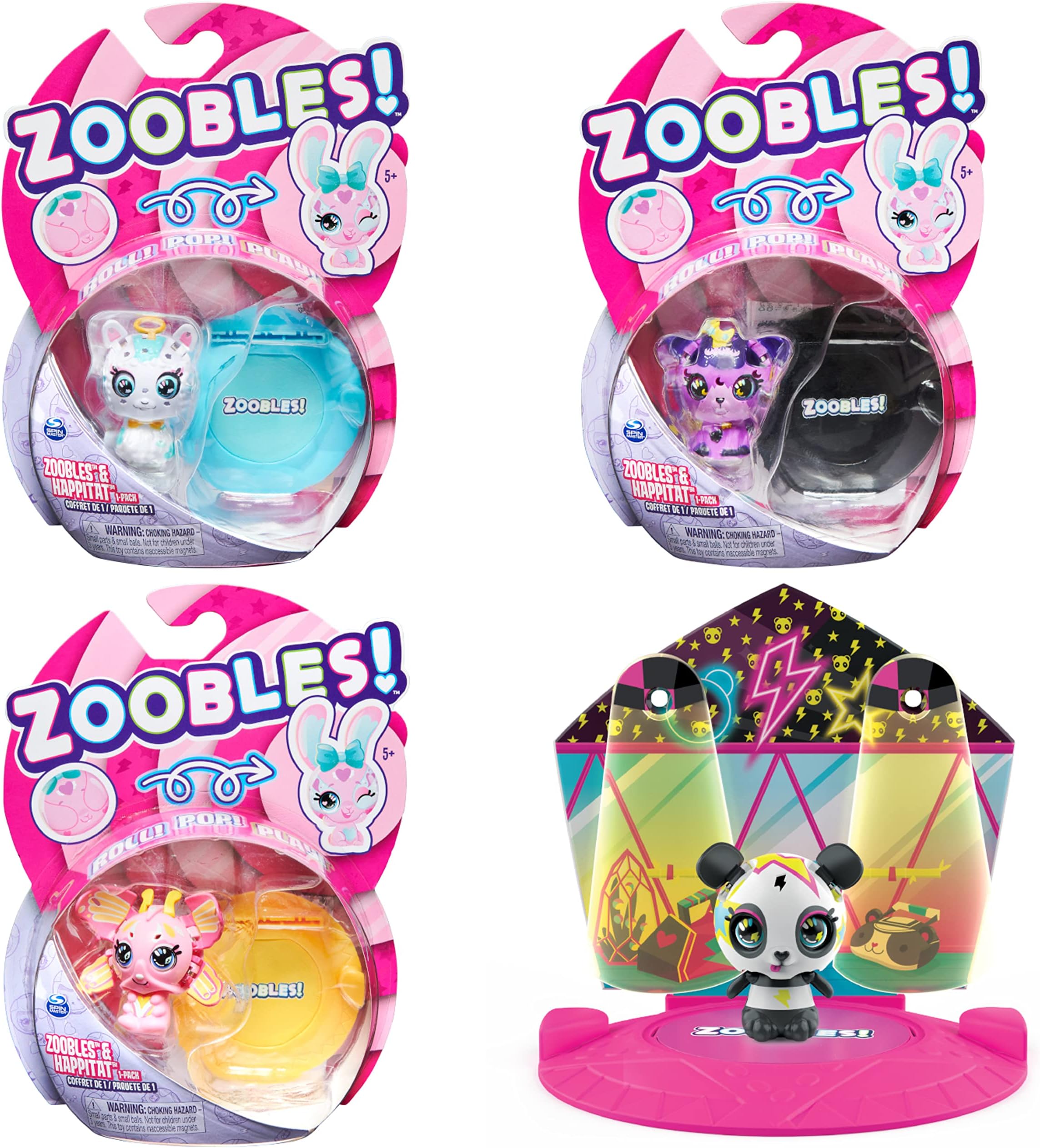Kosmic Kitty Transforming Collectible Figure and Happitat Accessory, Kids Toys for Girls Aged 5 and above