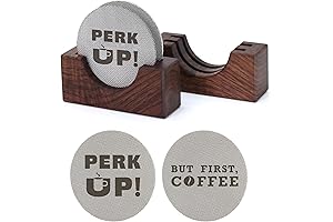 Walnut Stand 53.3mm Espresso Puck Screen