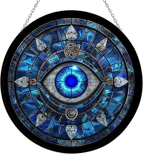 Atrapasoles para colgar en la ventana del mal de ojo, decoración de Halloween, regalo de cumpleaños de Navidad para amantes y amigos