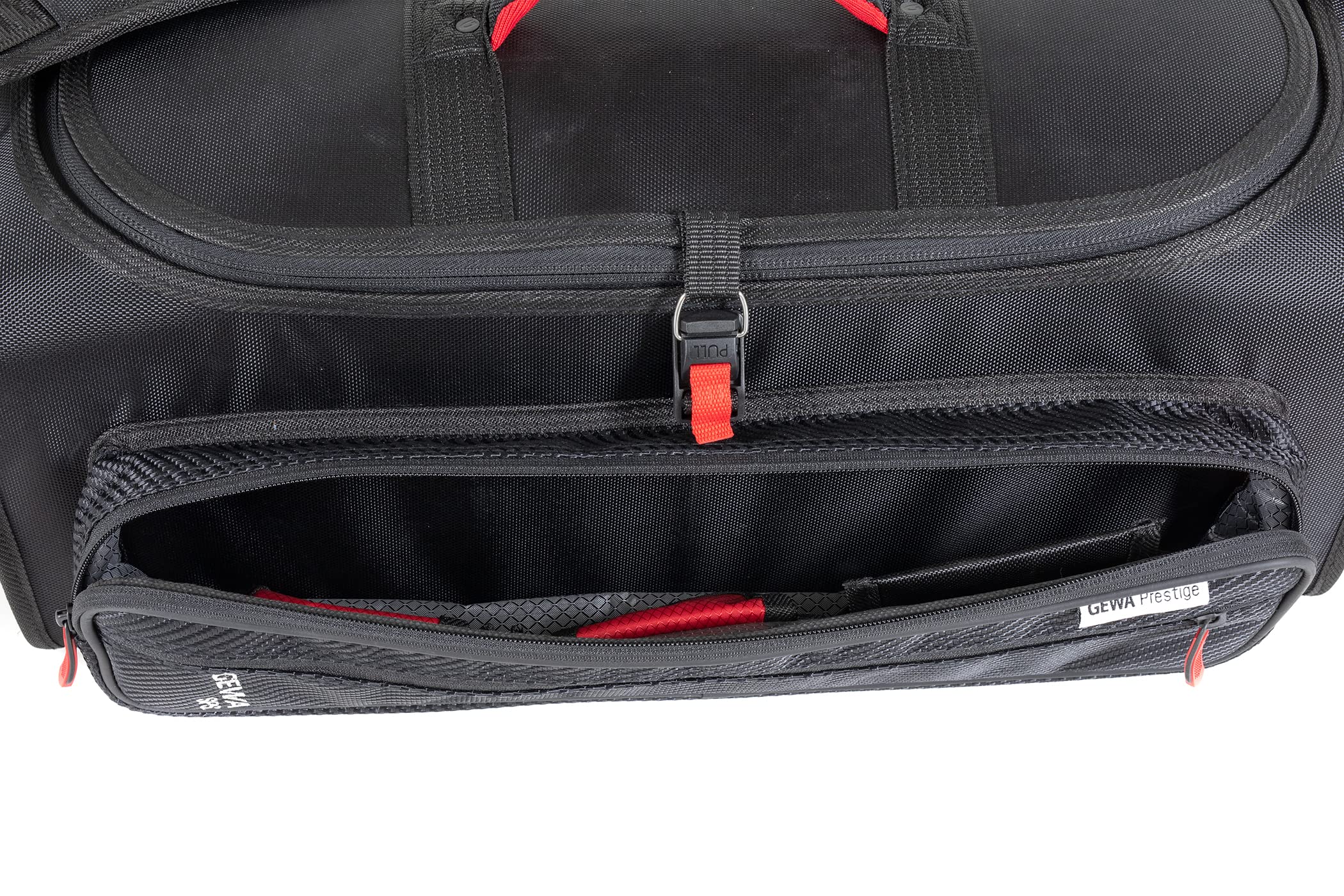 GEWA Prestige SPS Gig Bag/Tasche für 2 Trompeten - Cordura 1680 Denier - 20 mm Polsterung mit Fiberglaseinlage - Zubehörtasche - Rucksack-/Schultergurt - Schwarz