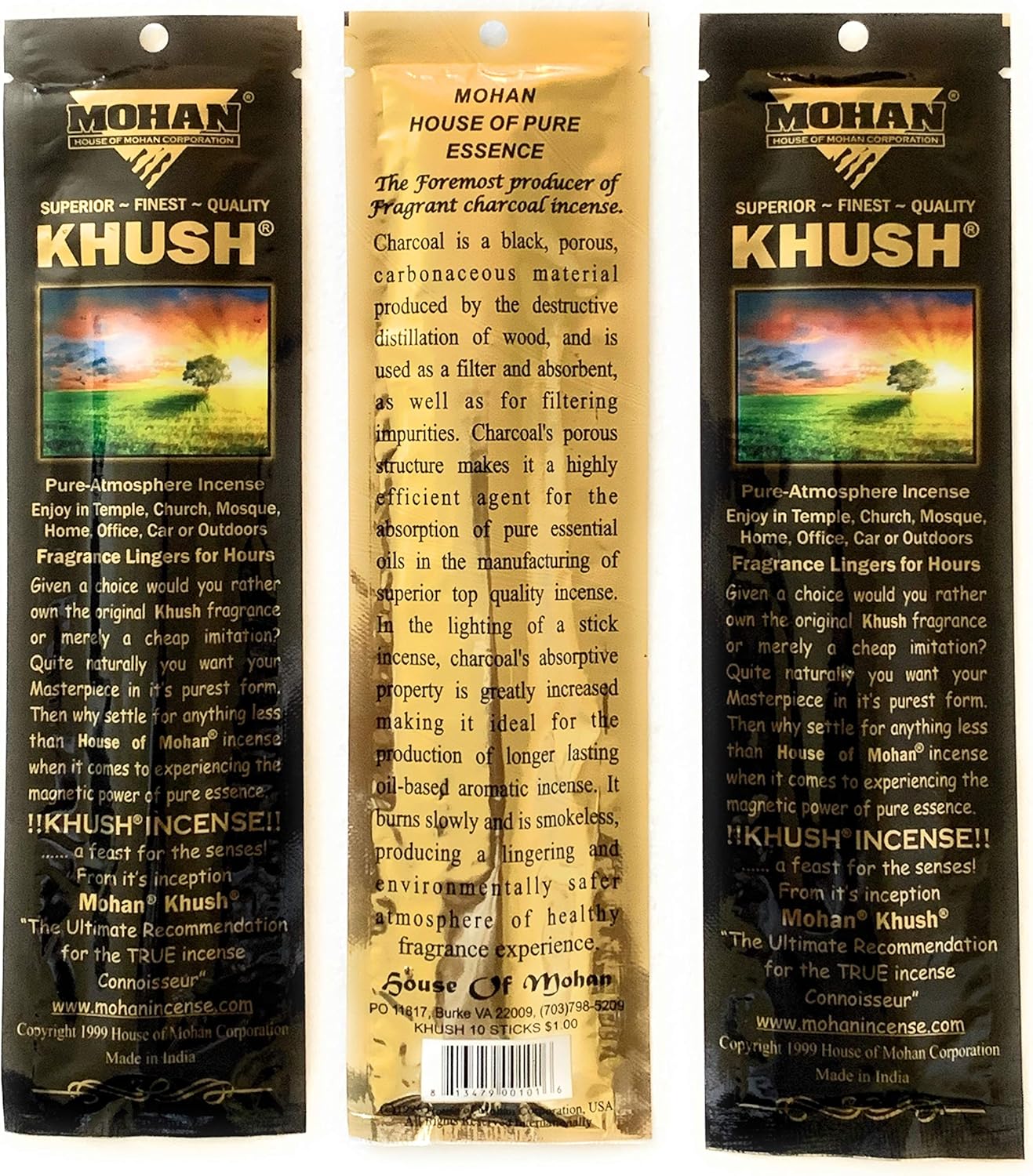 Mohan Incense Khush Scent, 1 lb, Pack of 25 Home & Kitchen
