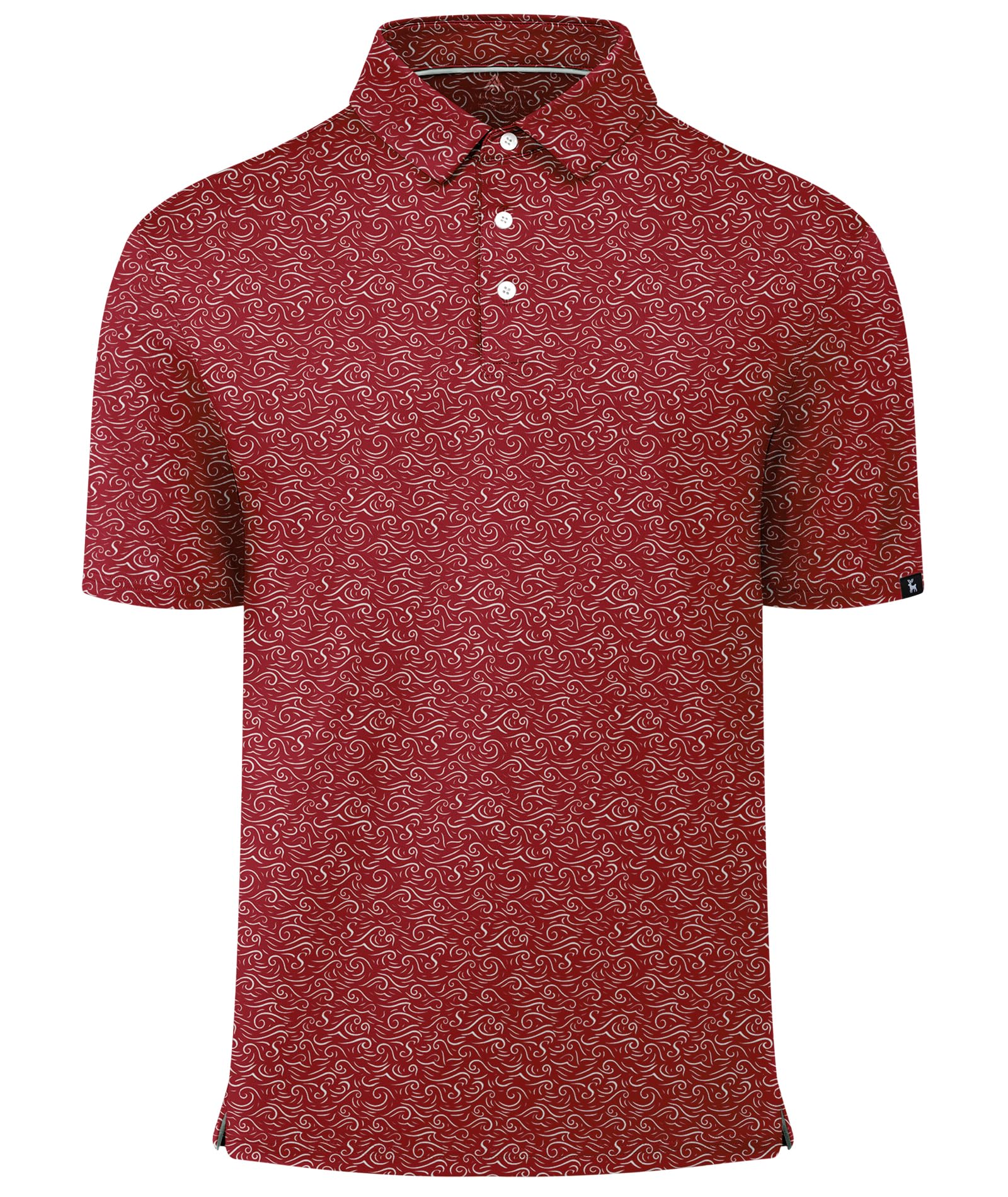 SwissWell Poloshirt Herren Kurzarm Golf Polo Shirt UPF50+ Atmungsaktiv Druck Polohemd Männer Schnelltrocknend Tennis Sommer Freizeit T-Shirt