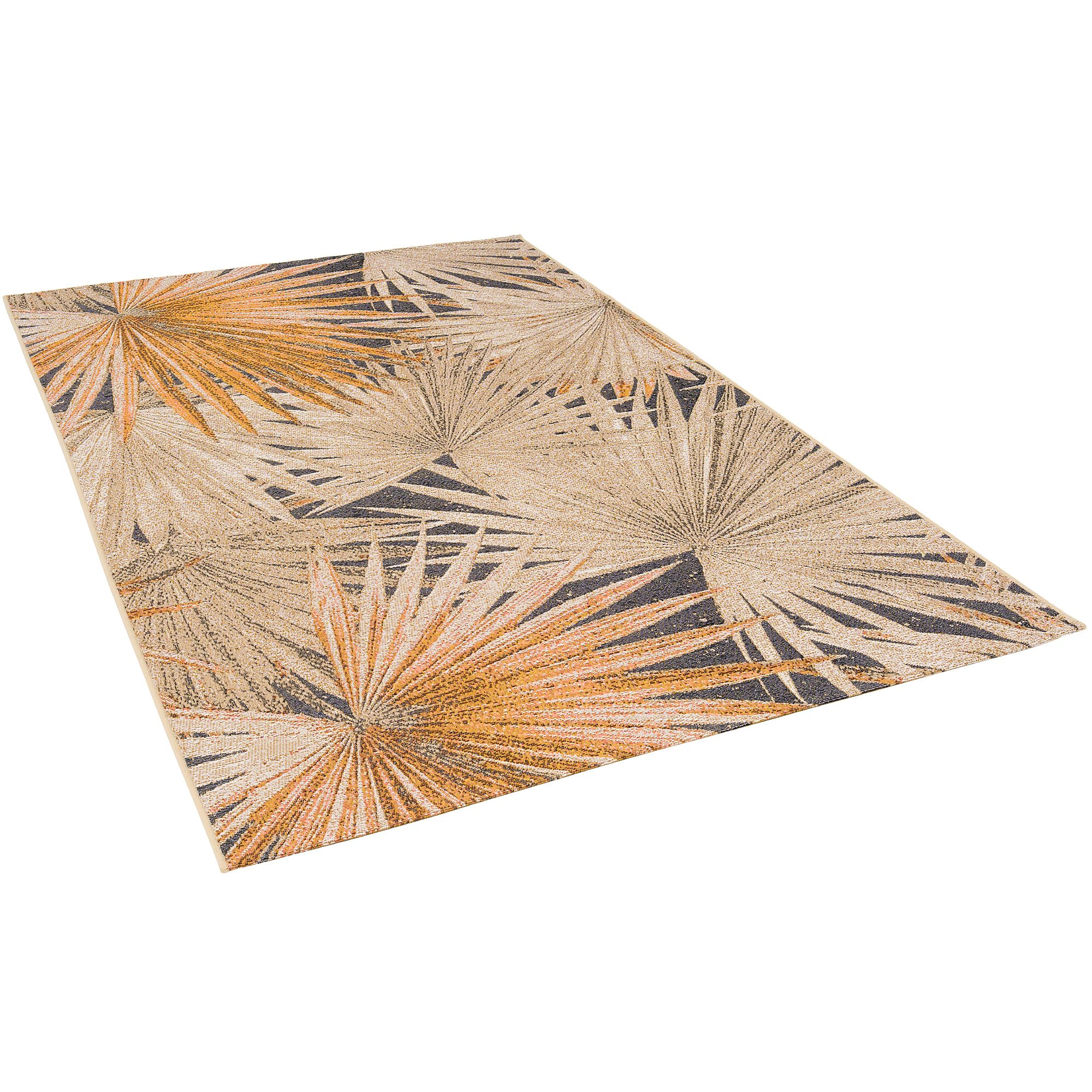 Pergamon Tapis Intérieur & Extérieur Malibu Palmier Désert Beige Résistant