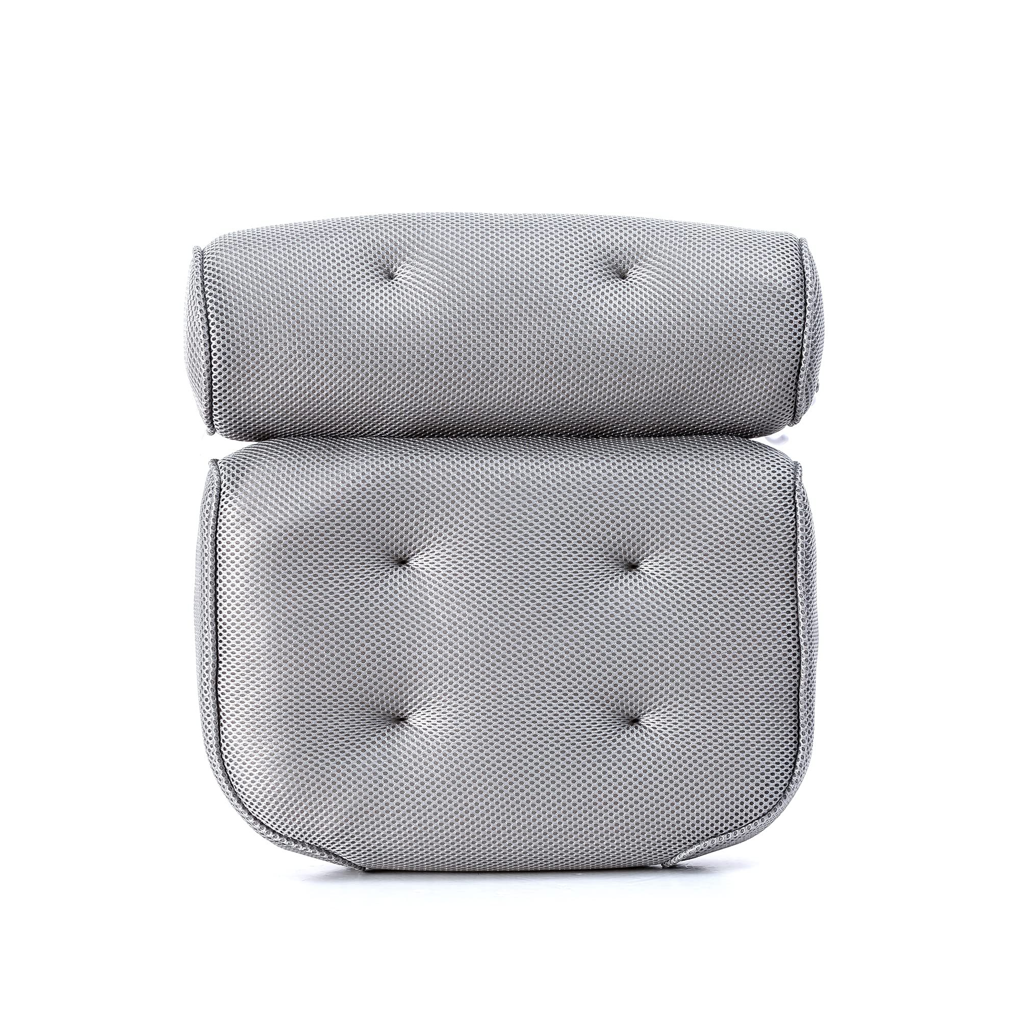 Mobile Badewanne für Erwachsene XL, Ideal für das kleines Badezimmer, 123 * 55.5 * 63cm, Stylisch und Stimmungsvoll (Schwarz mit graue Kissen)