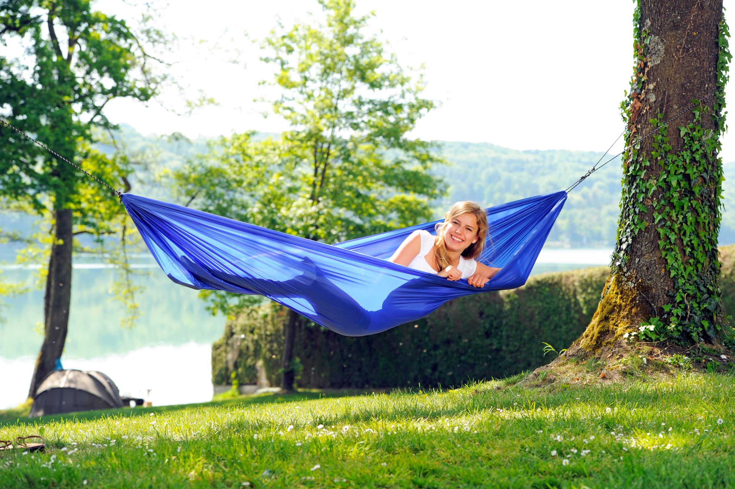 Amaca da giardino Dallas  - 3.6 m - Blu