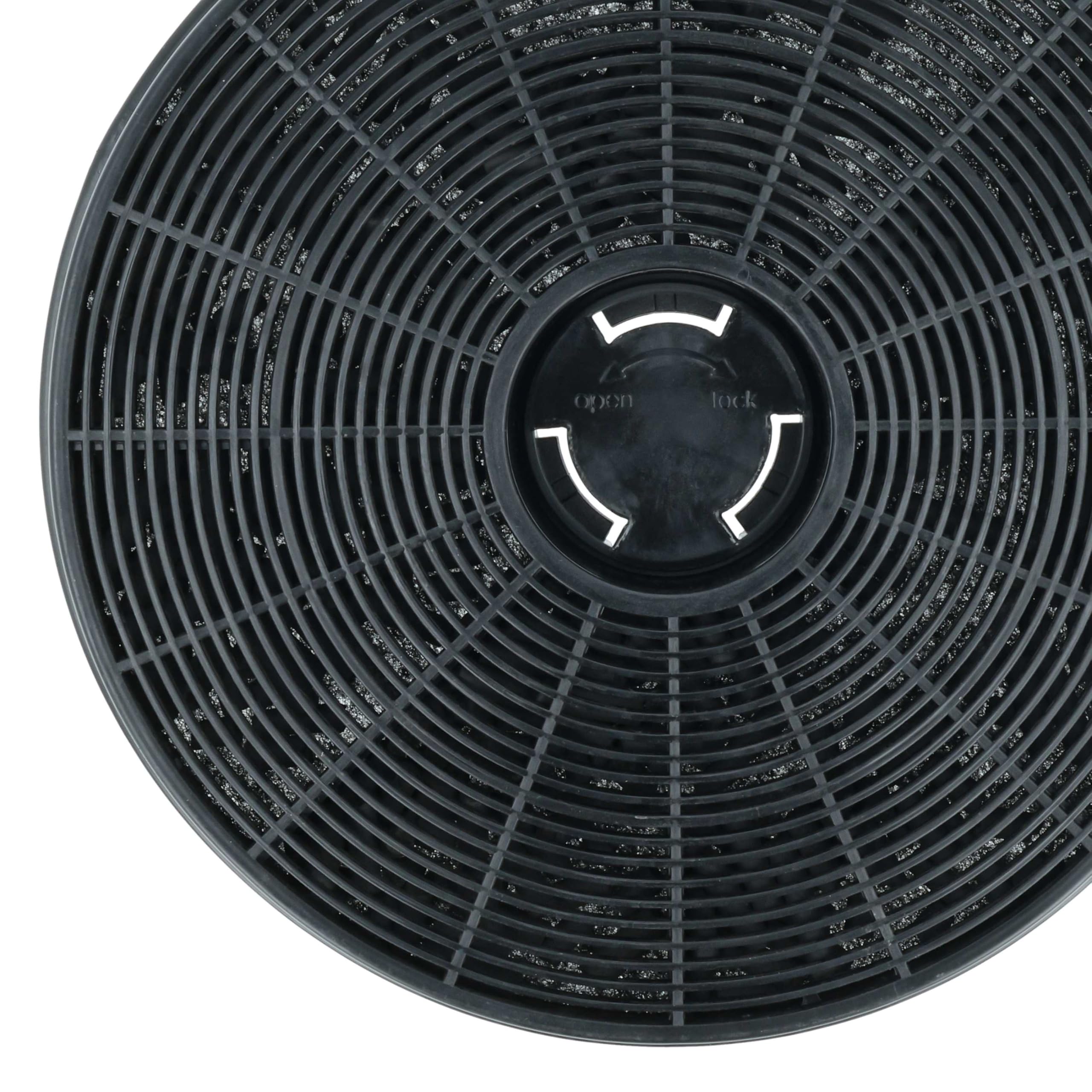 vhbw 4x filtro de carbón activado reemplaza Klarstein 10033740 para campanas cocina - 17,5 cm