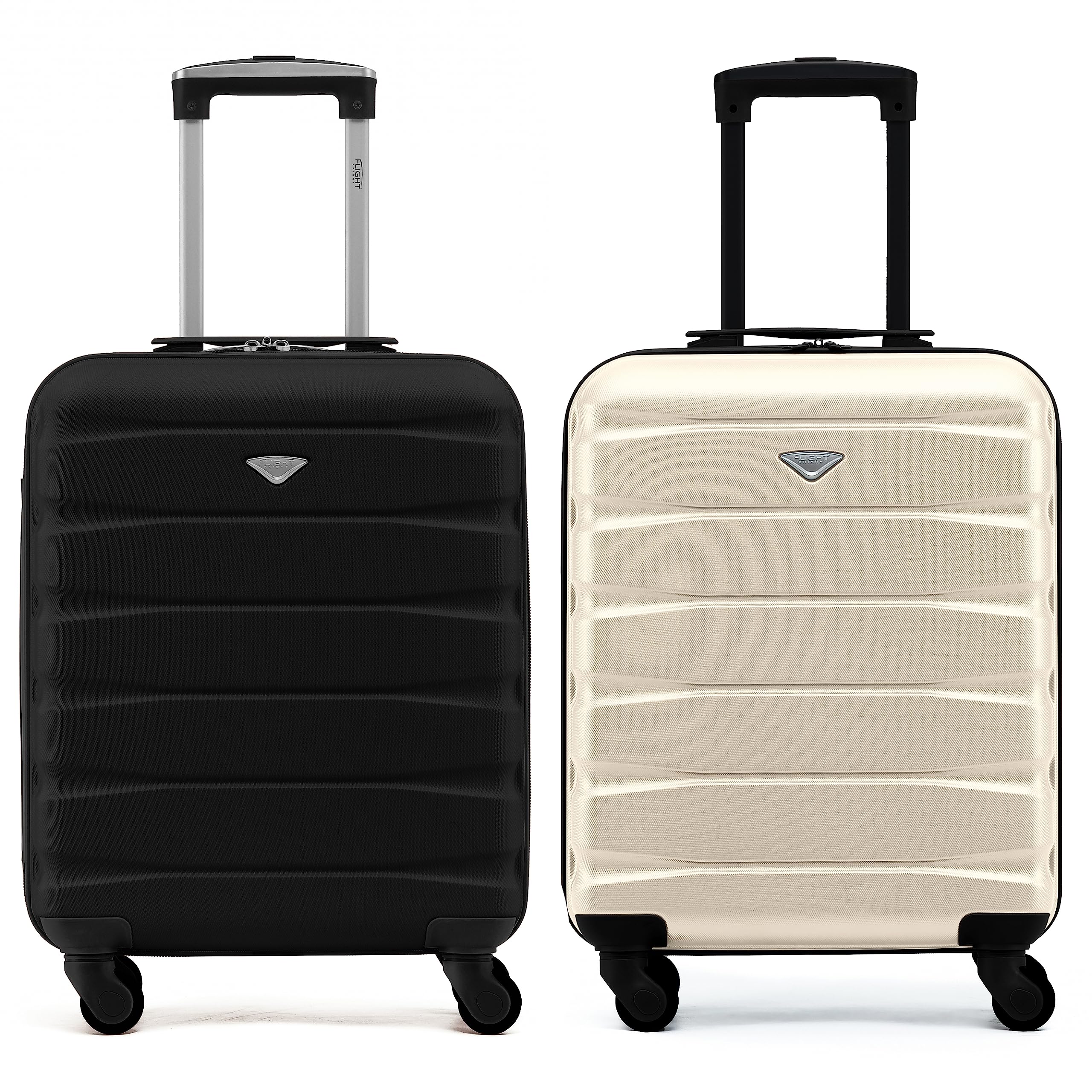Flight Knight Suitcase Set of 2 Lightweight 4 Wheel ABS Hard Case Cabin Carry On Hand Luggage Approved for Over 100 Airlines Including easyJet, British Airways, Ryanair & Many More 55x35x20cm — view 115
