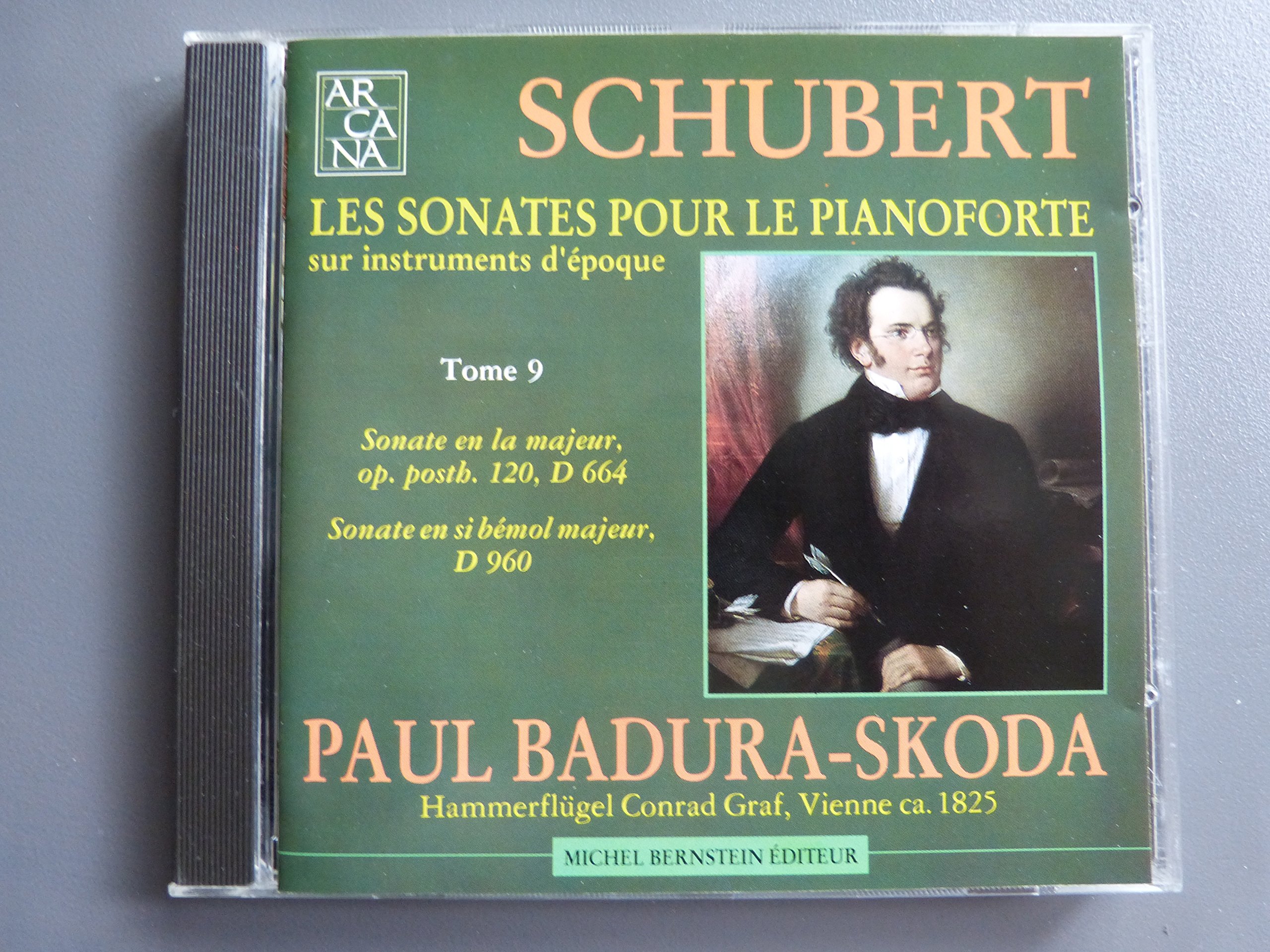SCHUBERT - Sonatas for Piano Forte - Volume 9 - PAUL BADURA SKODA [Audio CD]