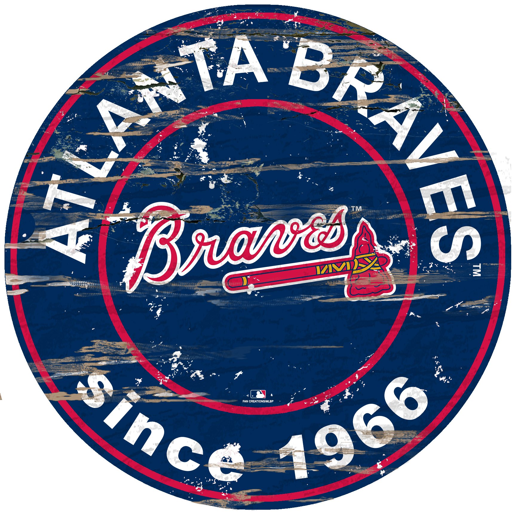 Fan Creations MLB Atlanta Braves Unisex Atlanta Braves 24